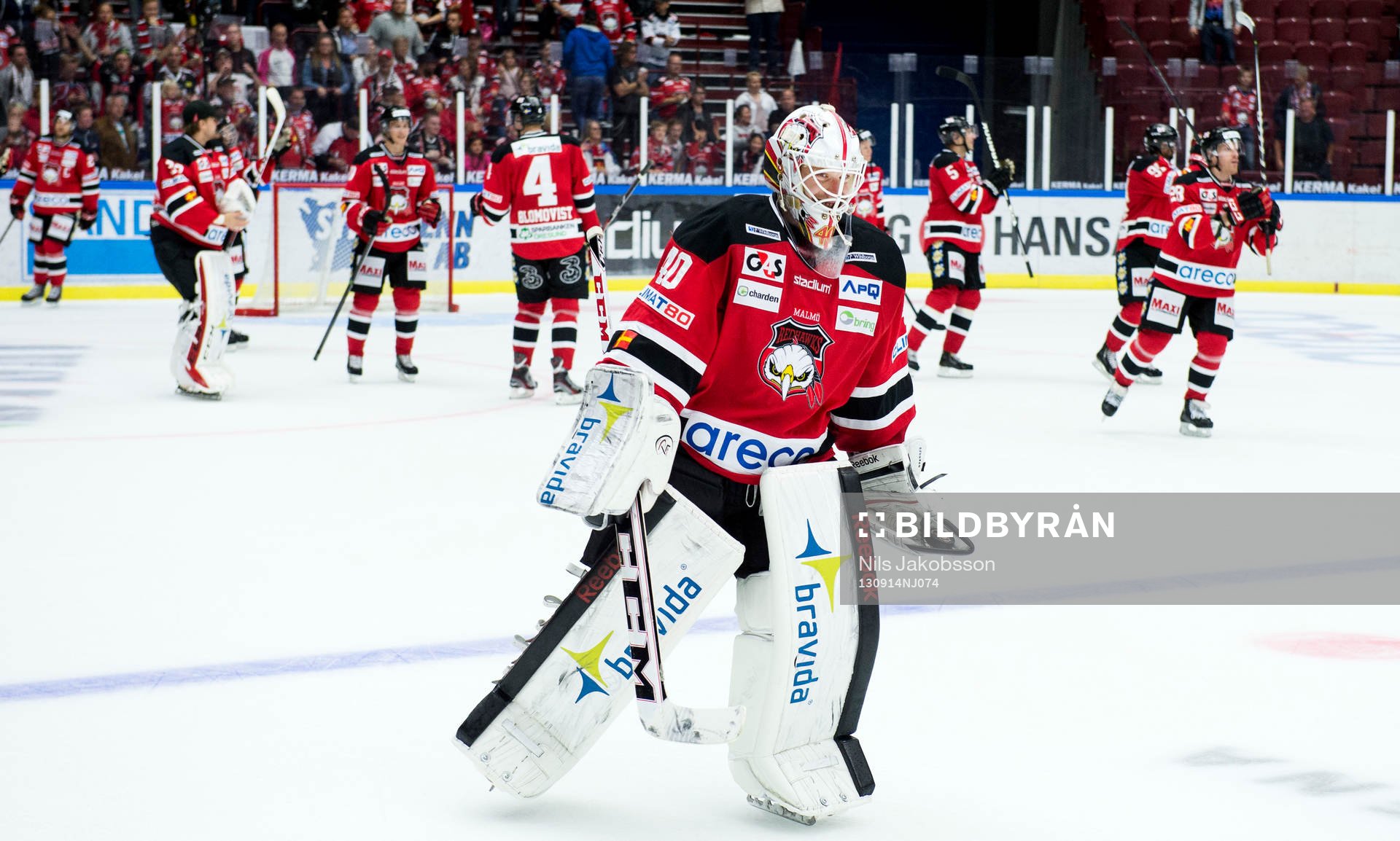 Malmö Redhawks målvakt Pontus Sjögren