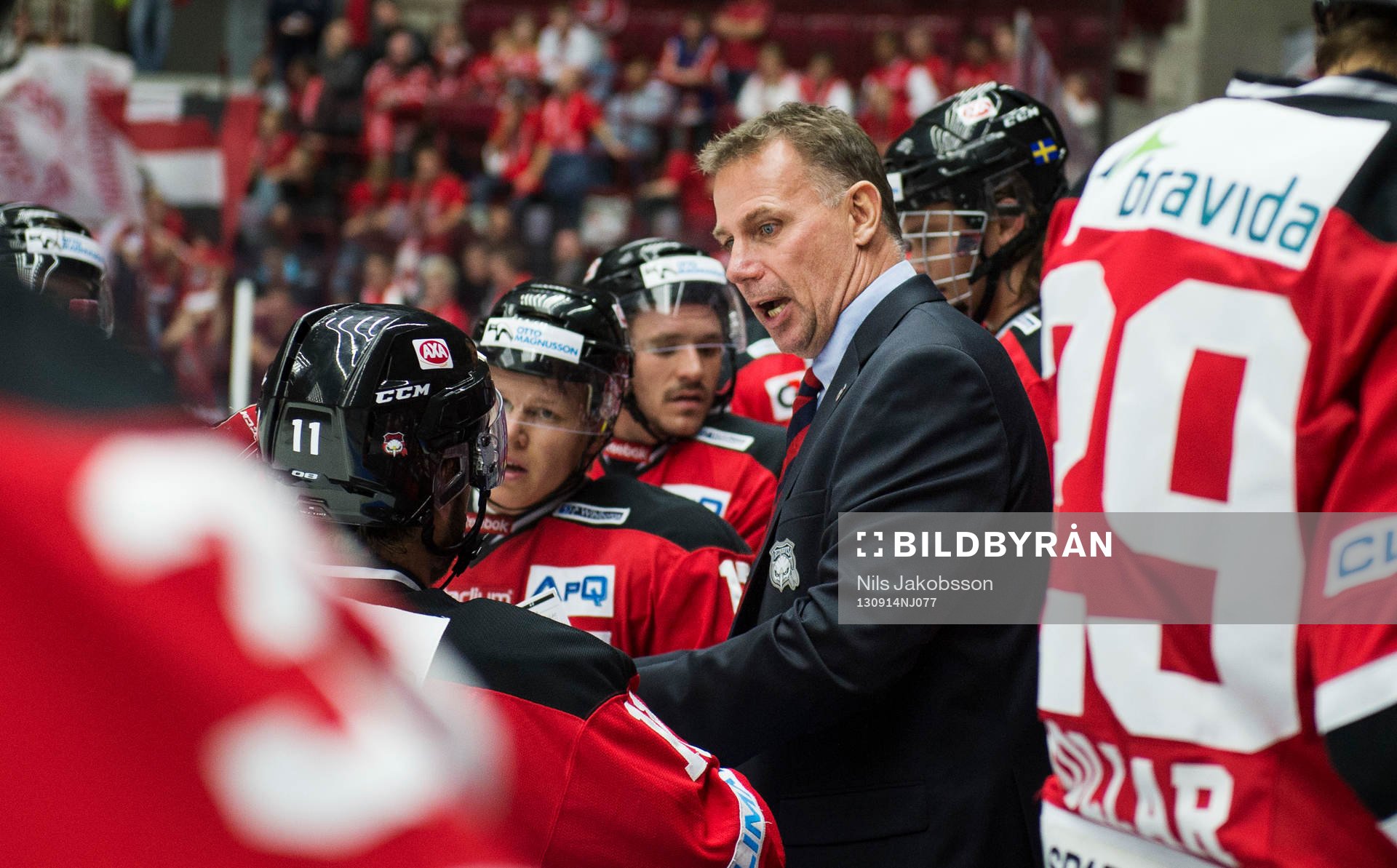 Malmö Redhawks tränare Mats Lusth