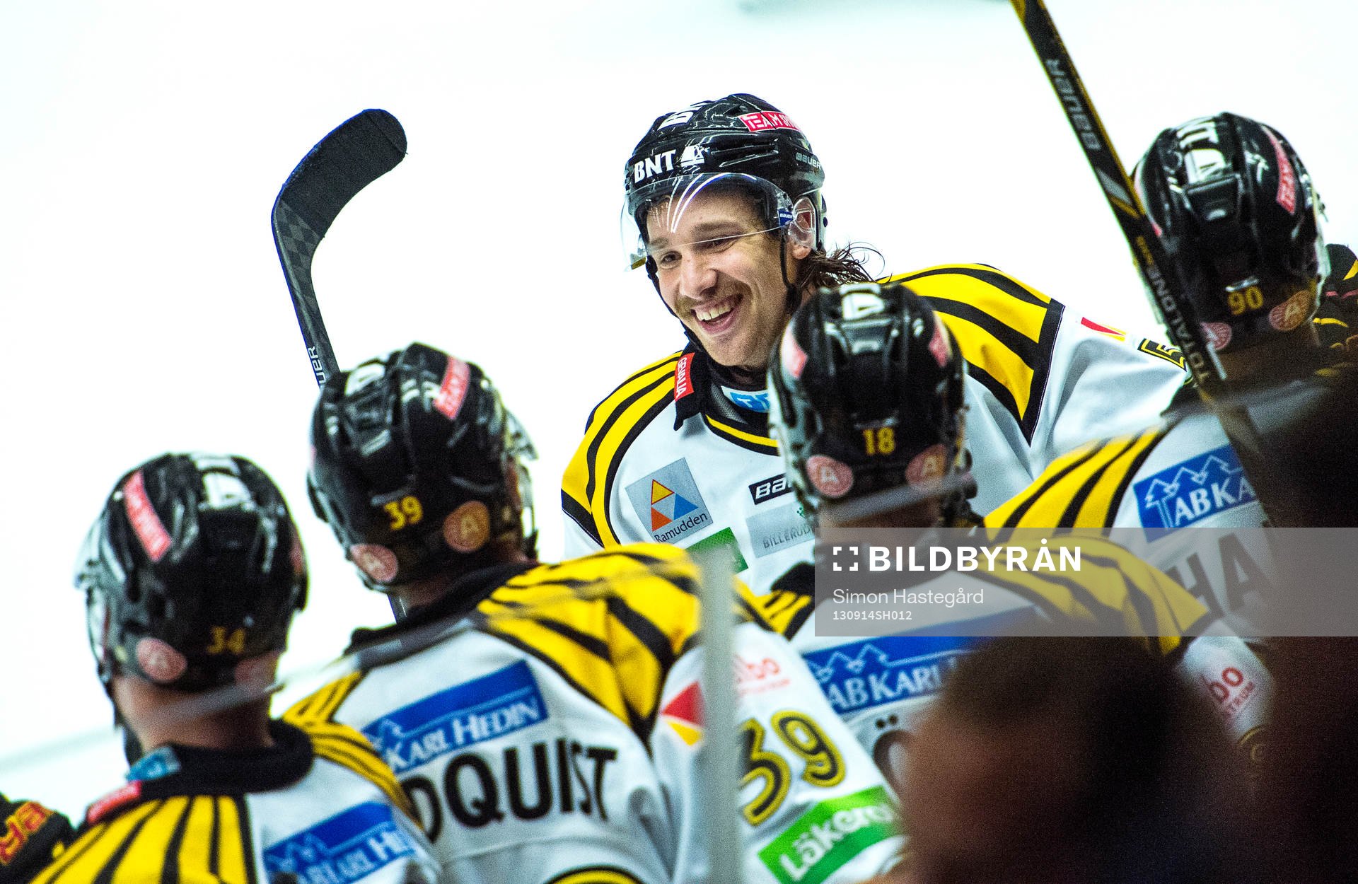 Brynäs Andreas Thuresson jublar