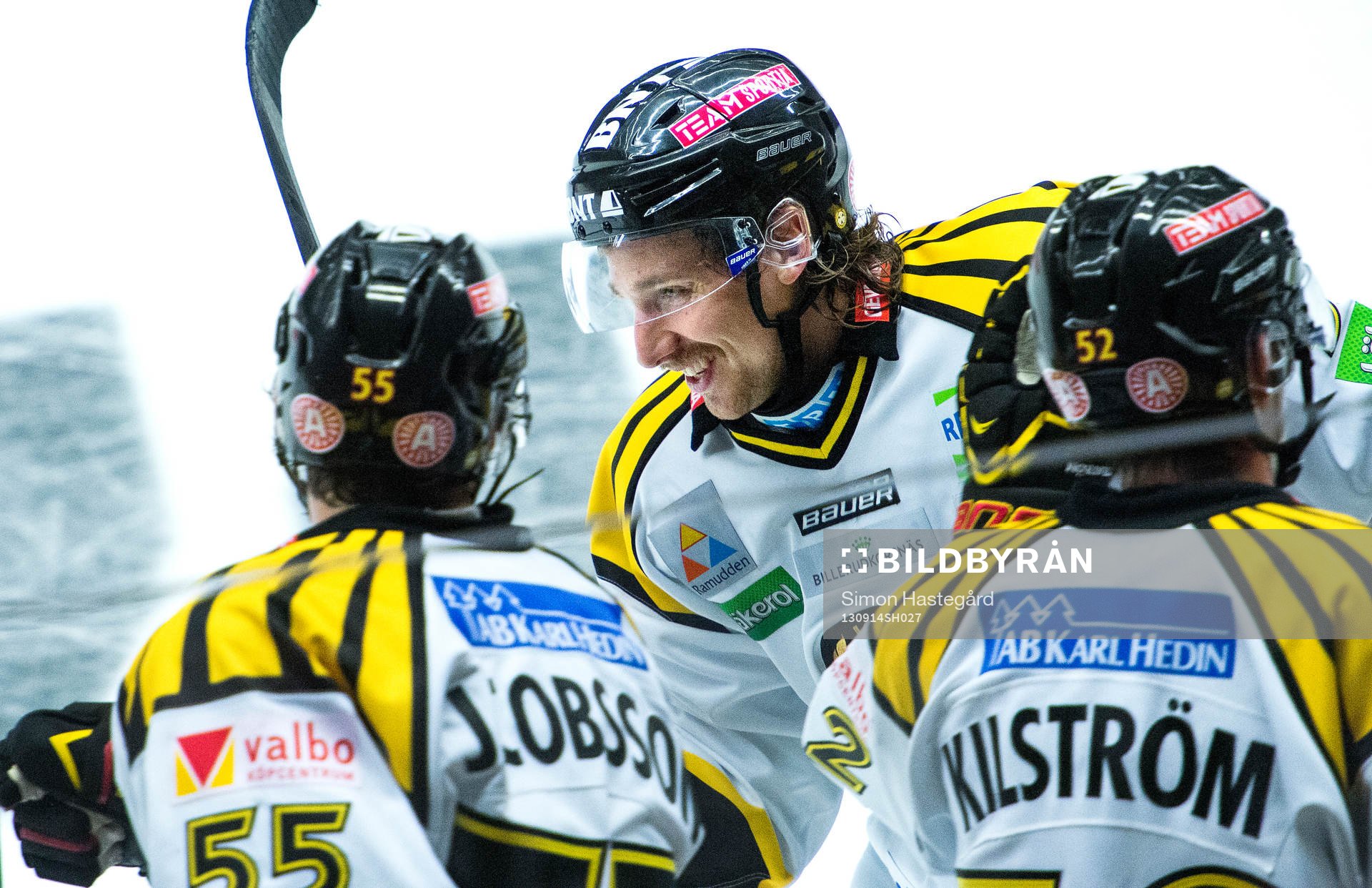 Brynäs Andreas Thuresson jublar