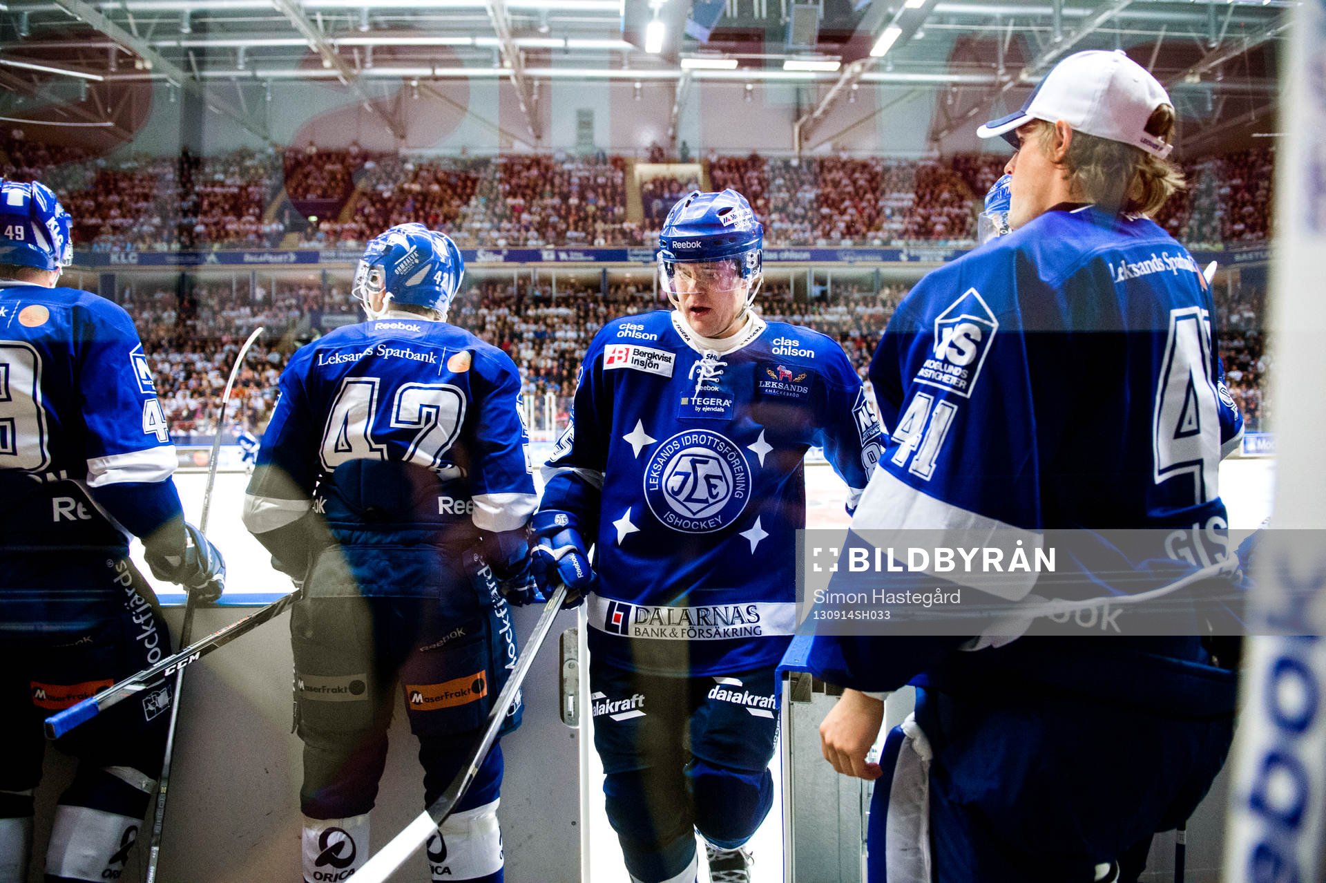 Leksands Mikael Johansson i båset