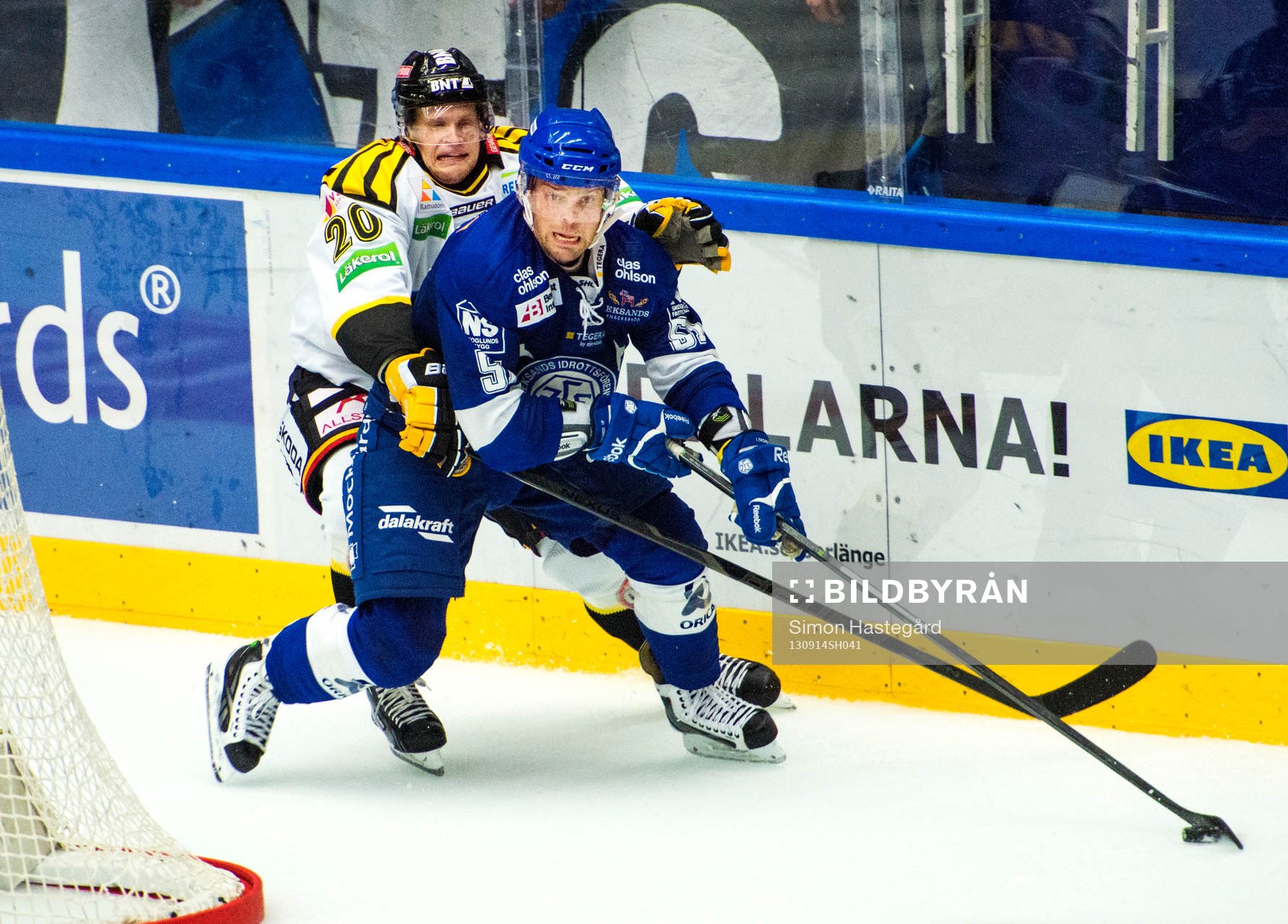 Brynäs Alexander Larsson och Leksands Kevin Kapstad
