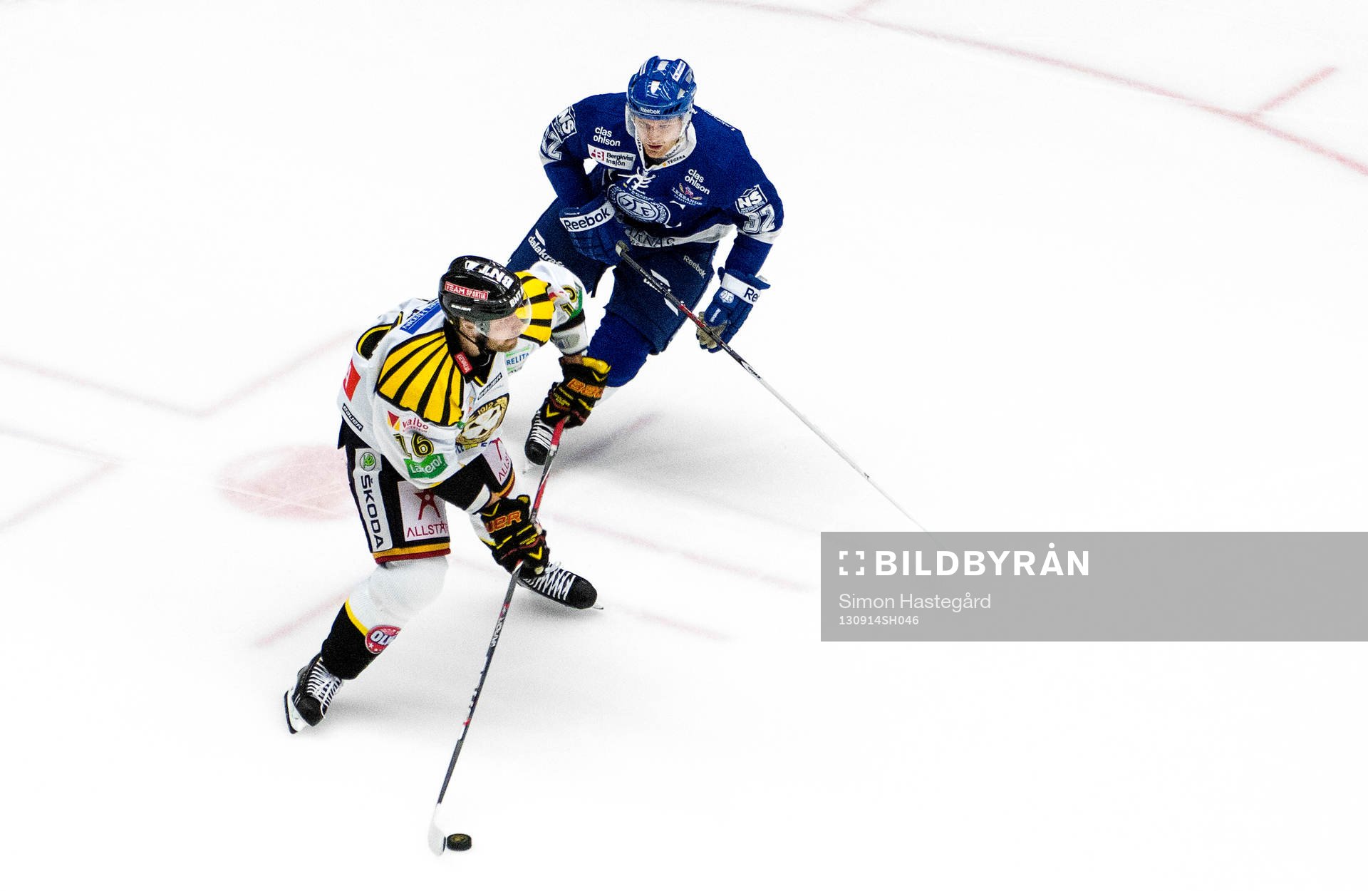 Brynäs Petteri Nokelainen och Leksands Jens Bergenström