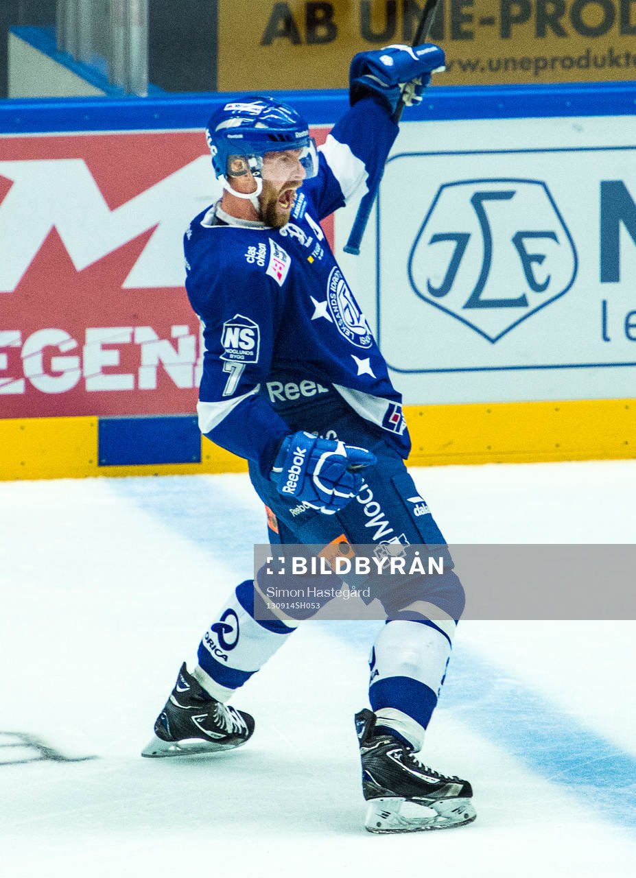Leksands Johan Svedberg jublar