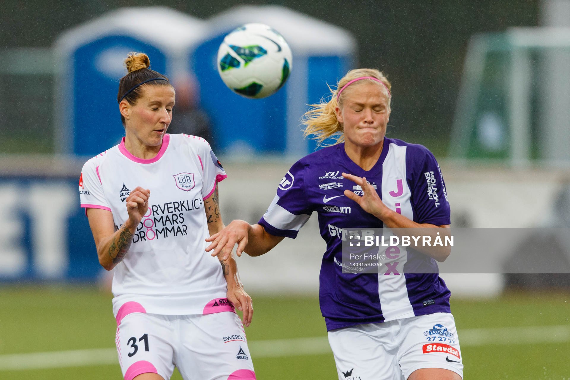LdB Malmös Anja Mittag och Jitex Kathlene Fernström