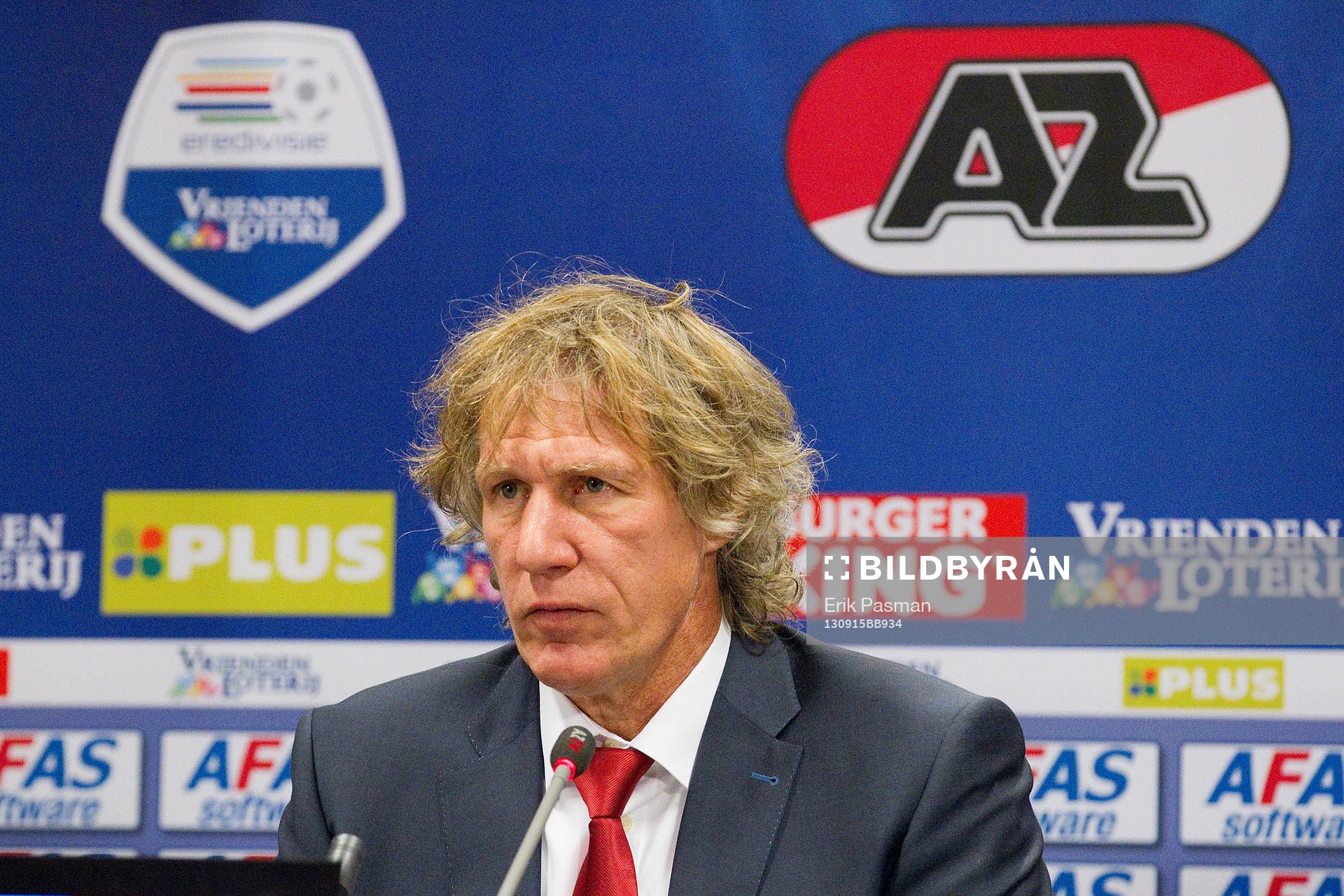 ALKMAAR - AZ - Go Ahead Eagles, Eredivisie, voetbal, seizoen 2013-2014, AFAS Stadion, 15-09-2013, AZ trainer Gertjan Verbeek op persconferentie