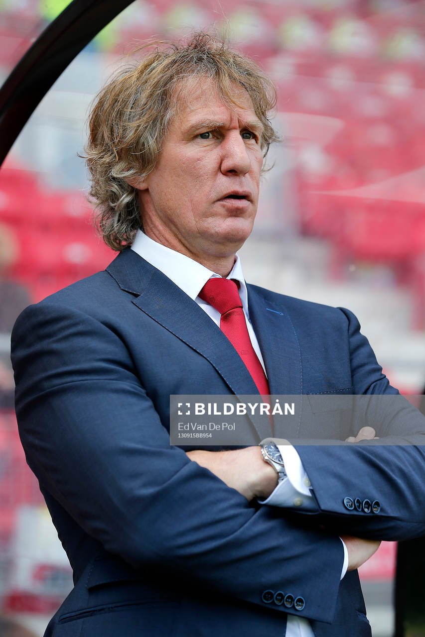  Alkmaar, 15-09-2013, eredivisie, AZ - Go Ahead Eagles, AFAS Stadion, 3-0, AZ trainer Gertjan Verbeek.