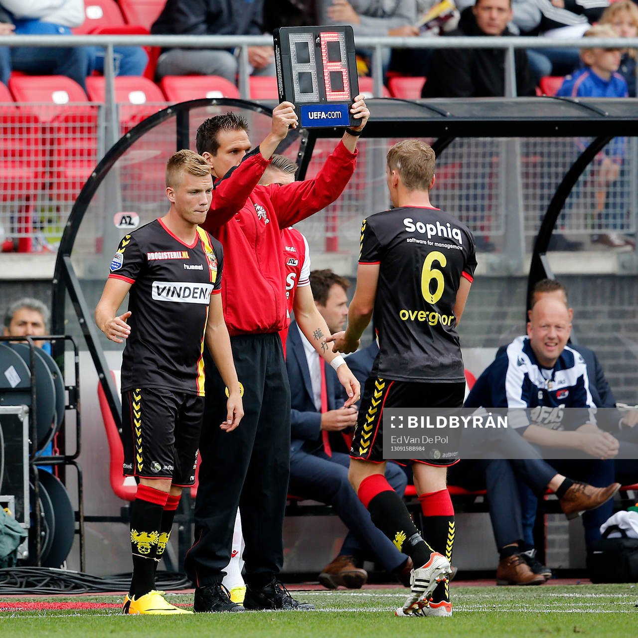 Alkmaar, 15-09-2013, eredivisie, AZ - Go Ahead Eagles, AFAS