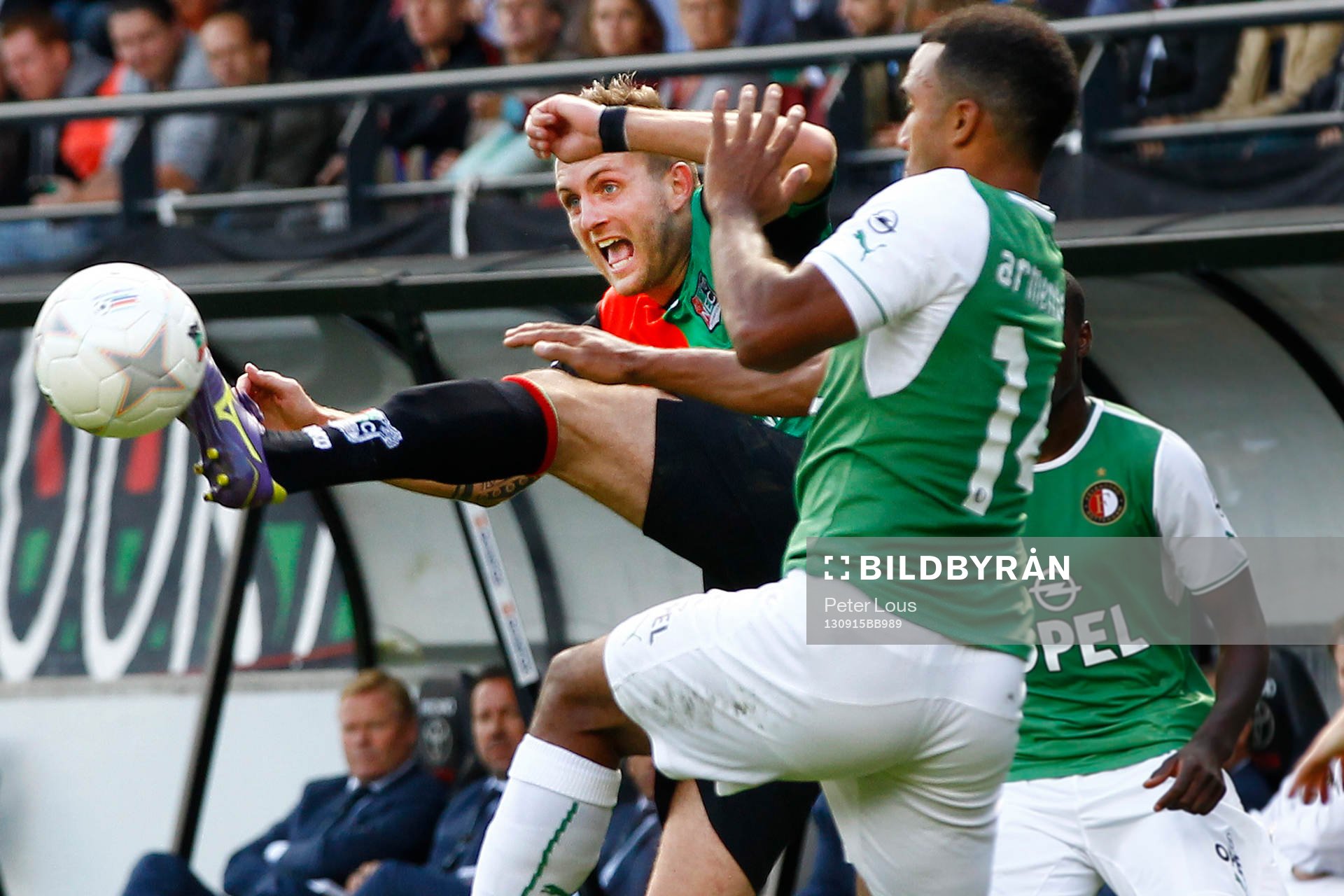 NIJMEGEN - NEC - Feyenoord 3-3,  Voetbal Ere Divisie ,