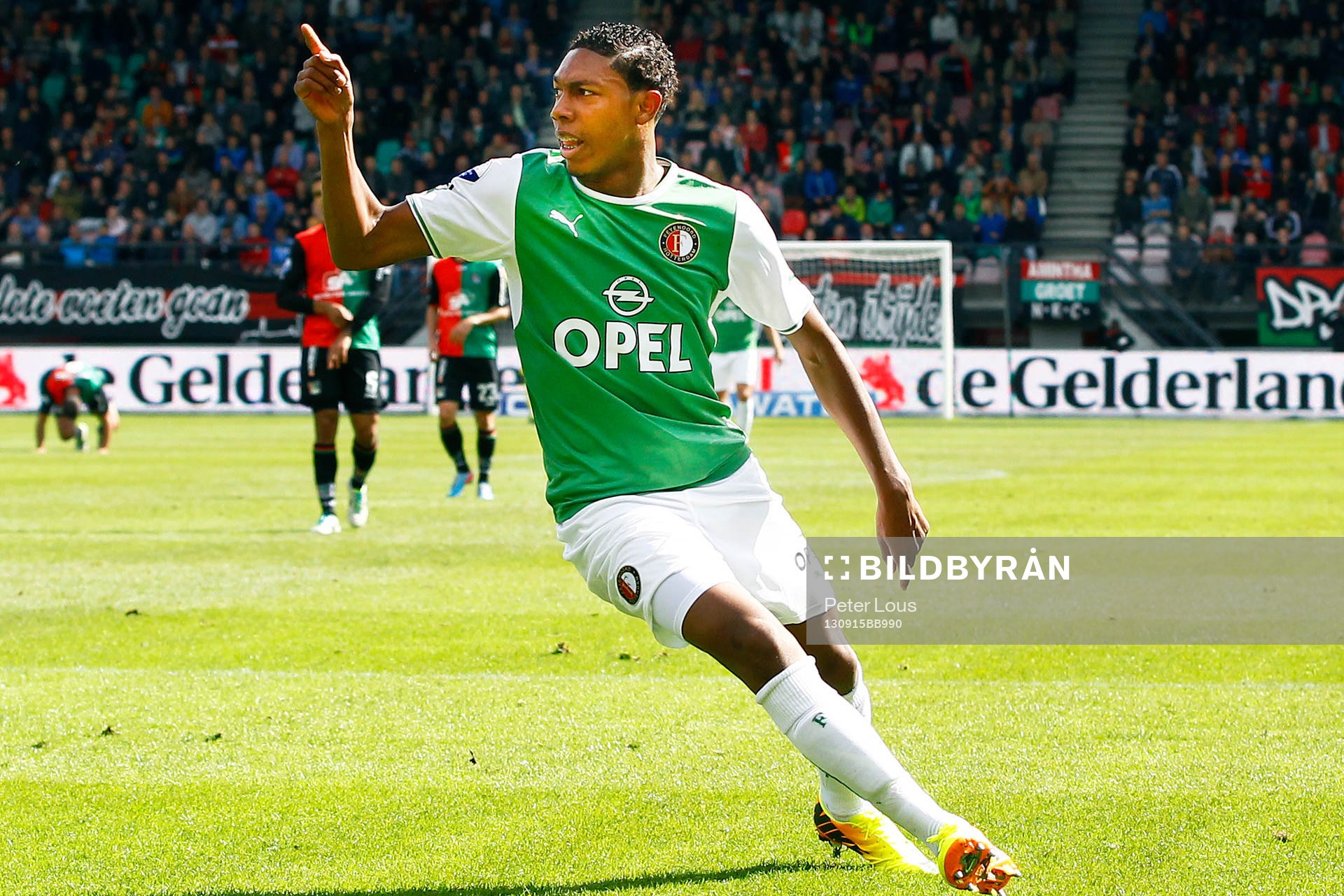 NIJMEGEN - NEC - Feyenoord 3-3,  Voetbal Ere Divisie ,