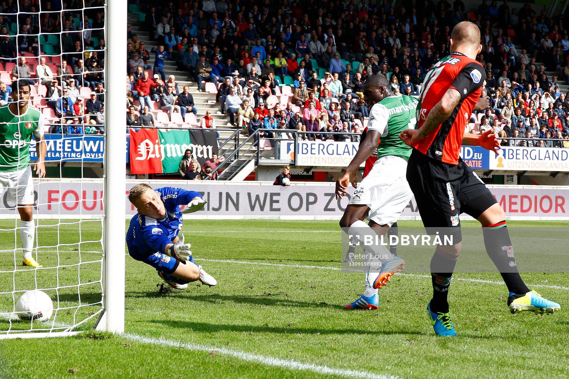 NIJMEGEN - NEC - Feyenoord 3-3,  Voetbal Ere Divisie ,