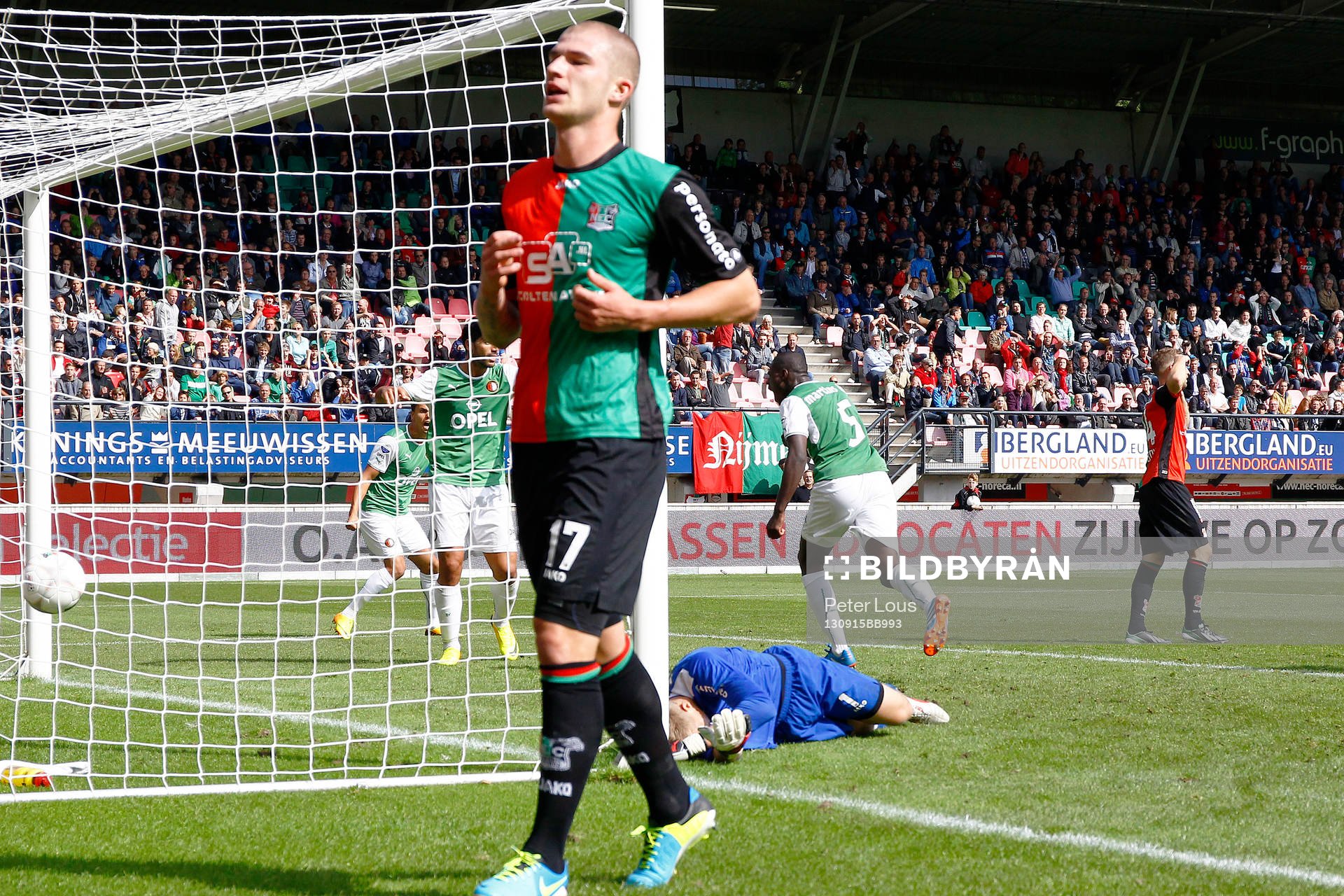 NIJMEGEN - NEC - Feyenoord 3-3,  Voetbal Ere Divisie ,