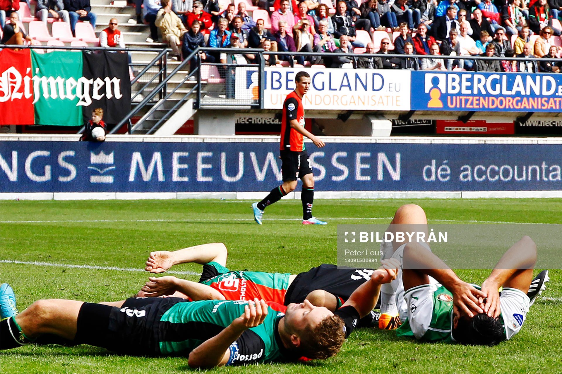 NIJMEGEN - NEC - Feyenoord 3-3,  Voetbal Ere Divisie ,