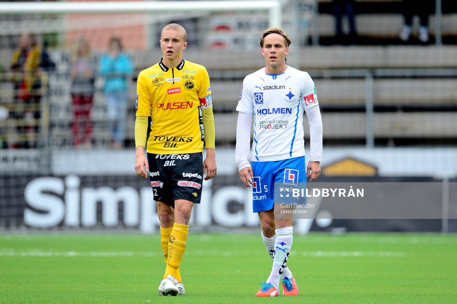 Elfsborgs Sebastian Holmén och Norrköpings Christoffer
