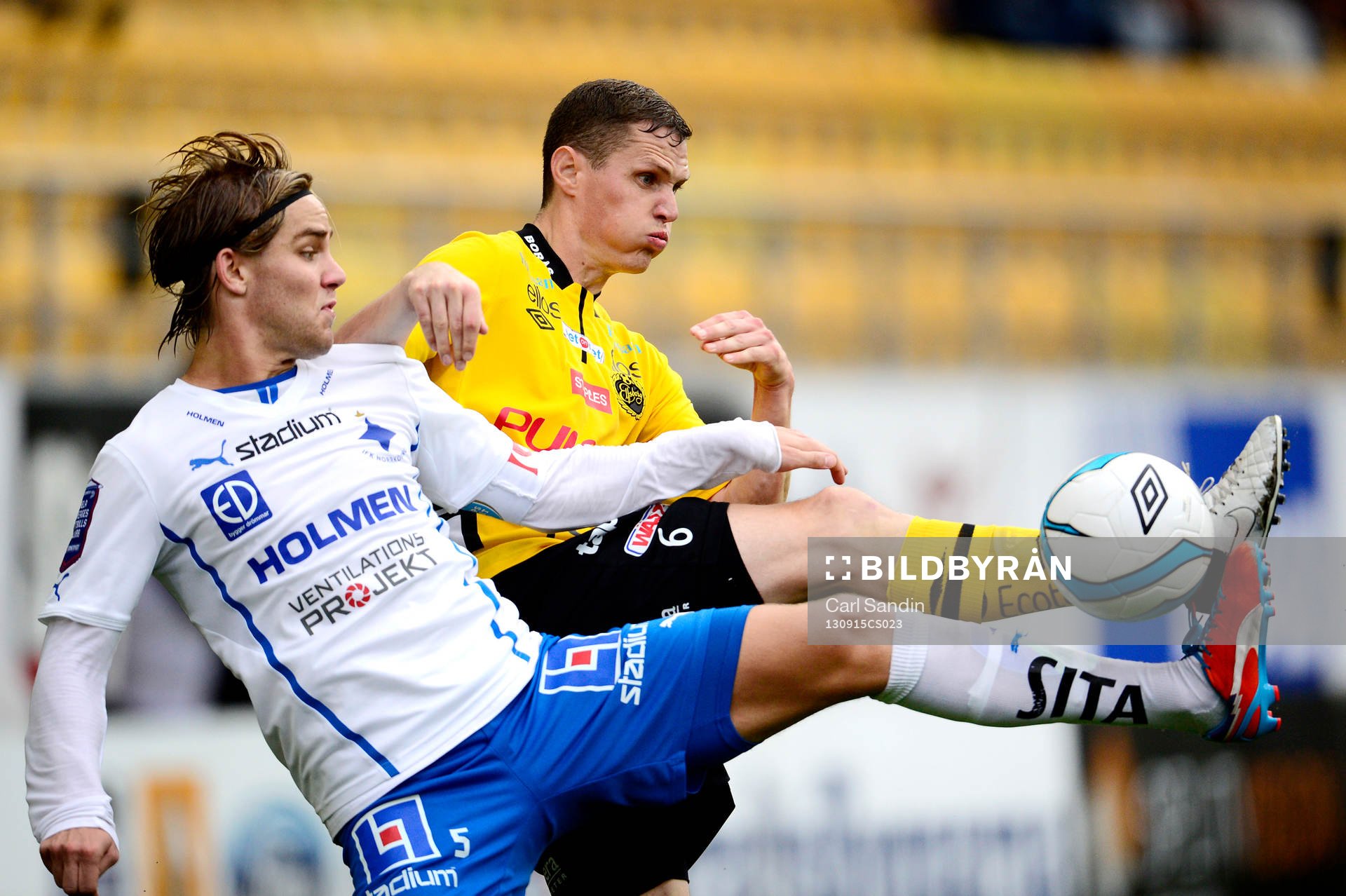 Norrköpings Christoffer Nyman och Elfsborgs Jon Jönsson