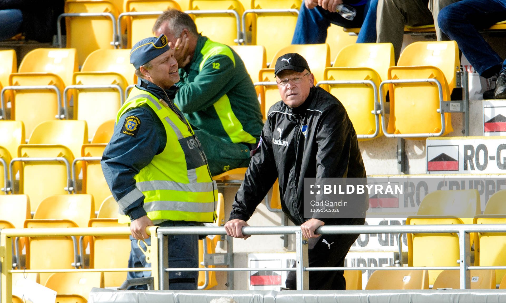 Norrköpings tränare Jan Andersson döms upp på läktaren