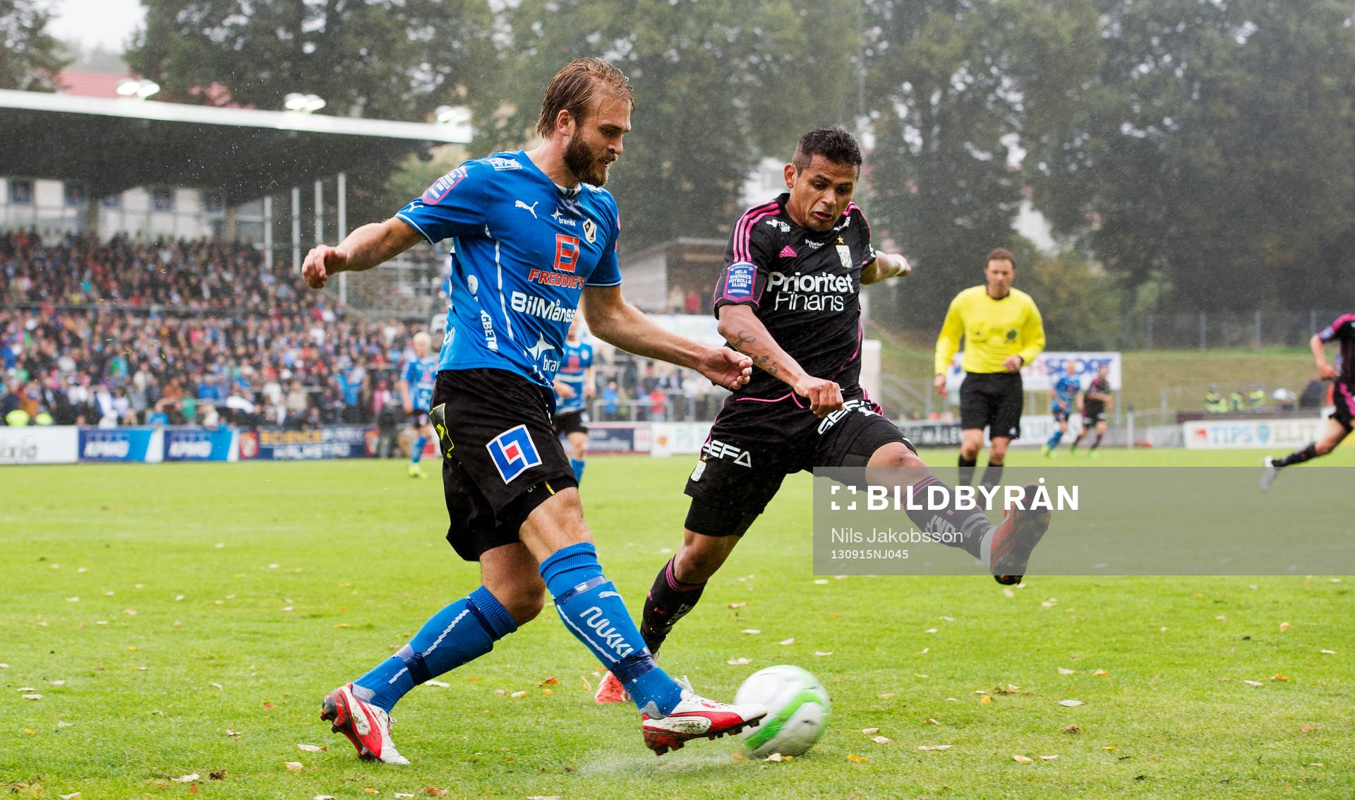 Halmstads Jesper Westerberg och IFK Göteborgs Daniel