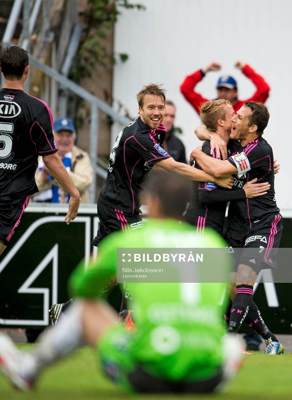 IFK Göteborgs Adam Johansson, Sam Larsson och Tobias