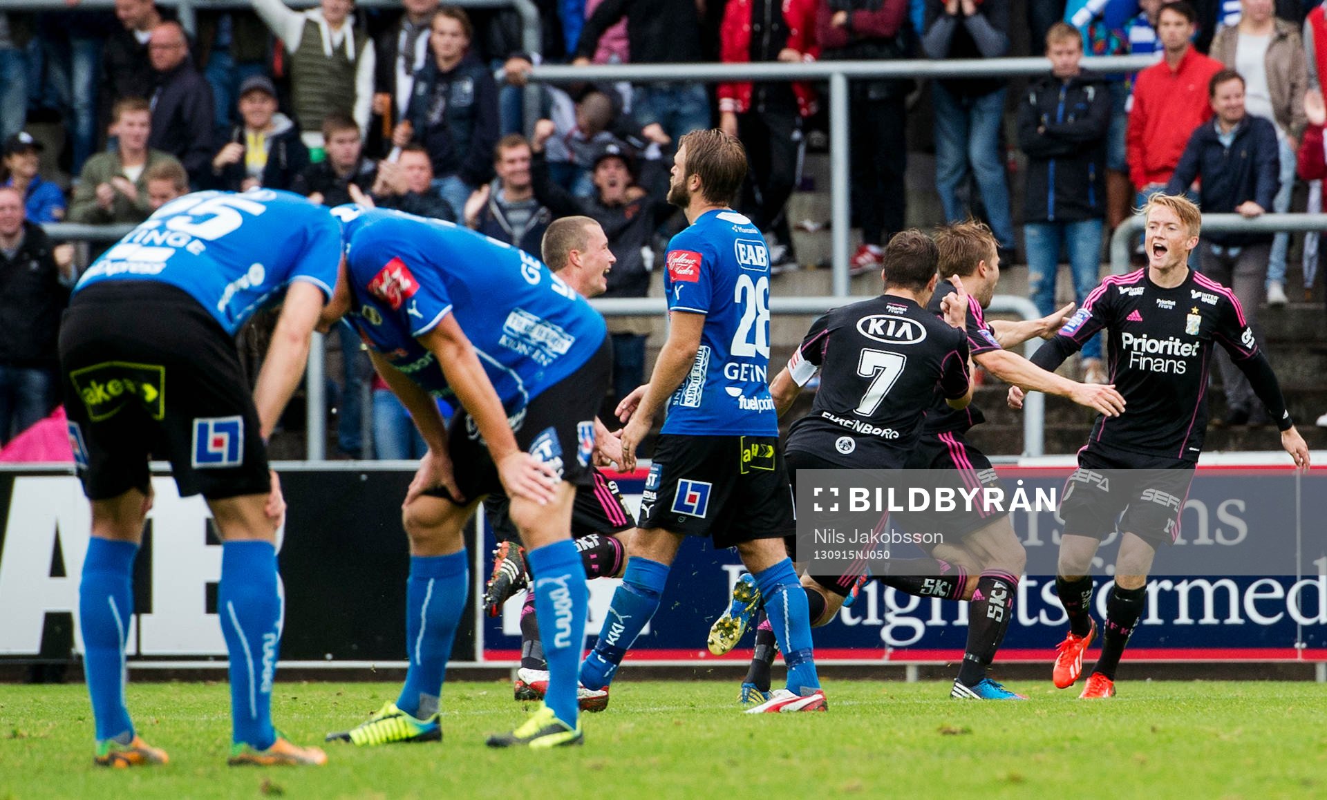 IFK Göteborgs Sam Larsson gör 0-1 på övertid och jublar