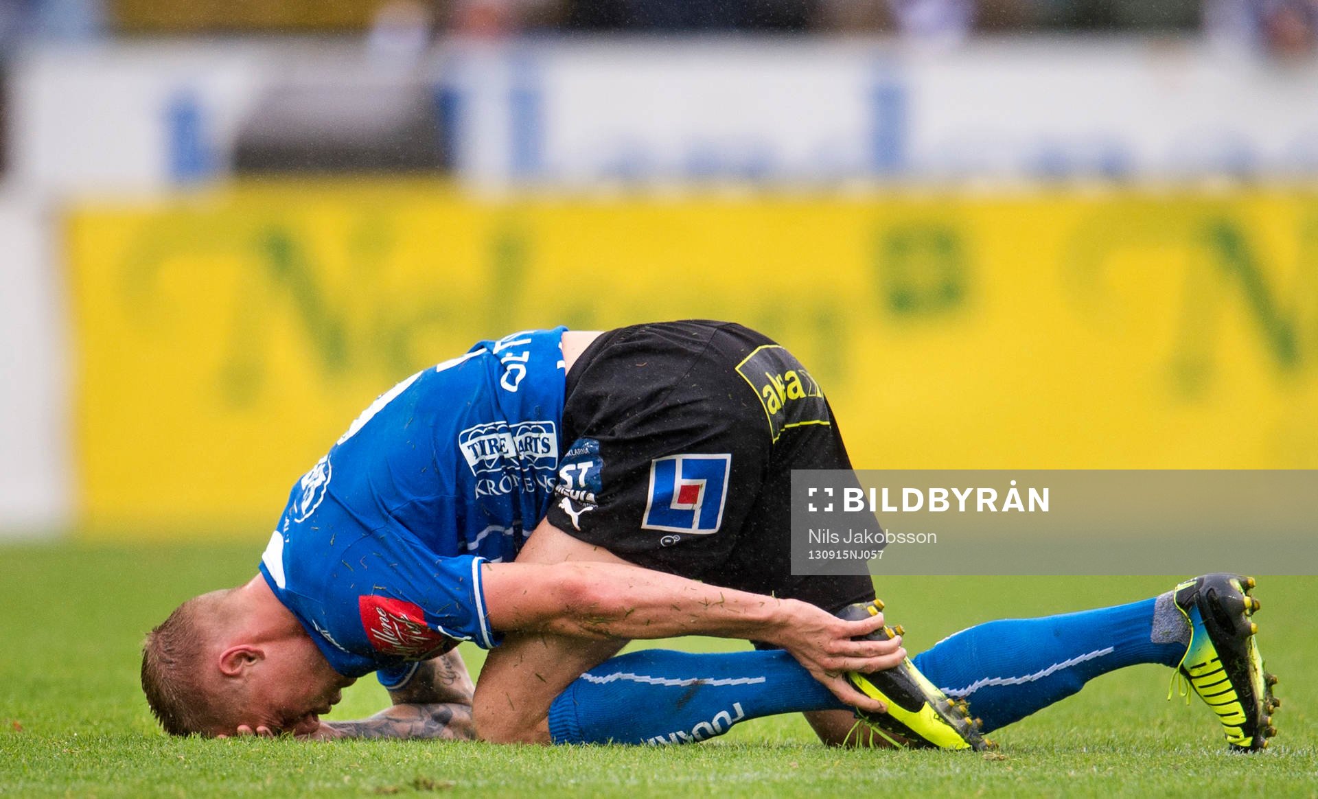 Halmstads Gudjon Baldvinsson deppar