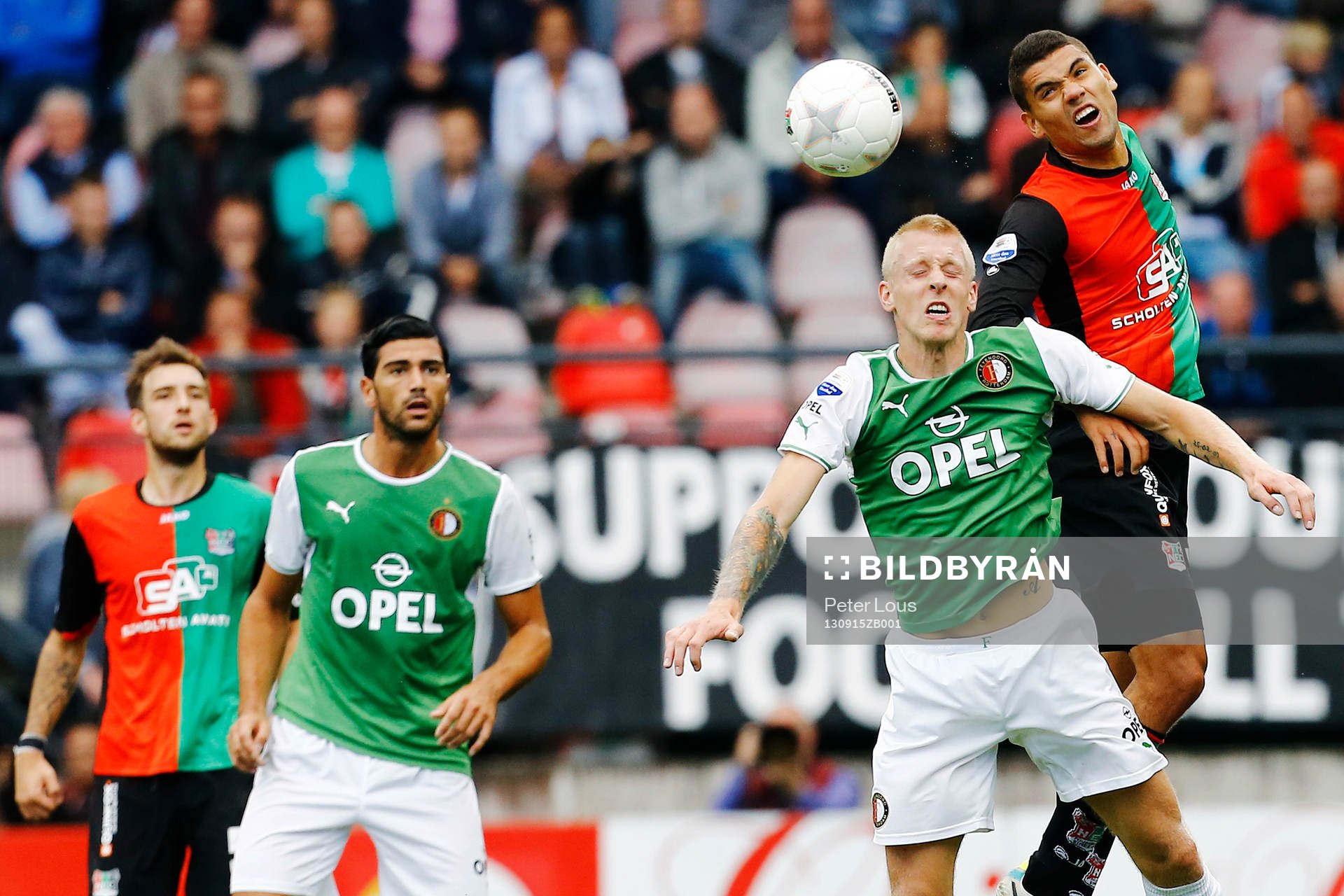 NIJMEGEN - NEC - Feyenoord 3-3,  Voetbal Ere Divisie ,