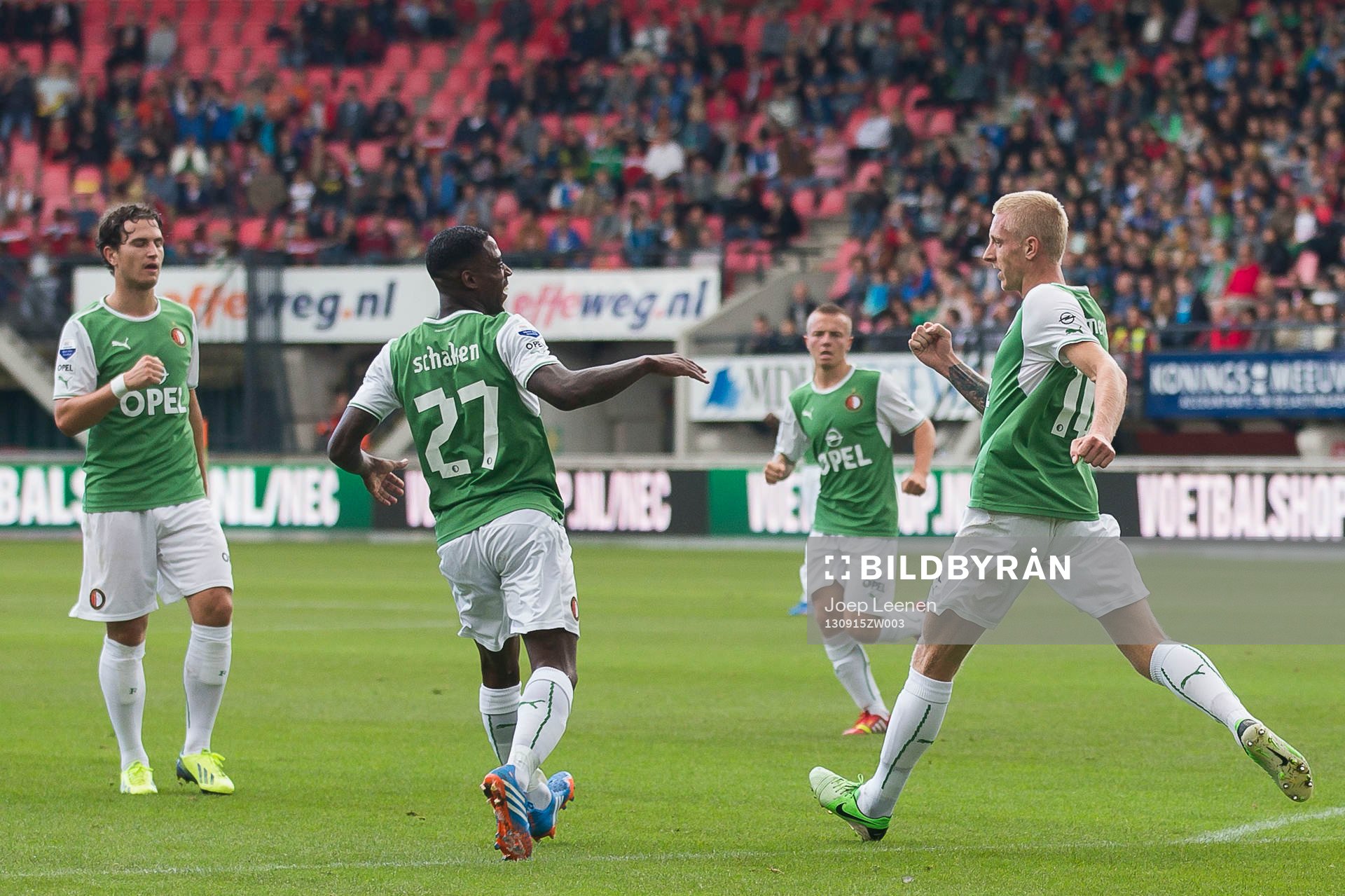 NIJMEGEN, NEC - Feyenoord, voetbal Eredivisie, seizoen