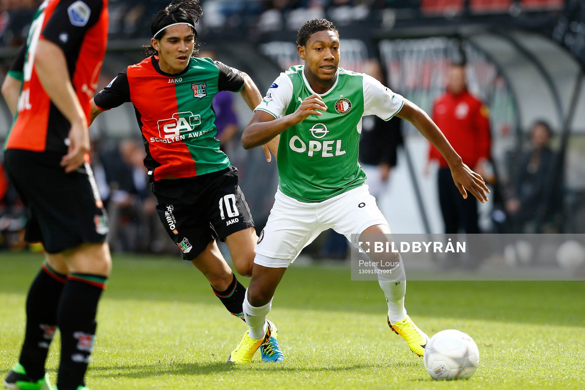 NIJMEGEN - NEC - Feyenoord 3-3,  Voetbal Ere Divisie ,