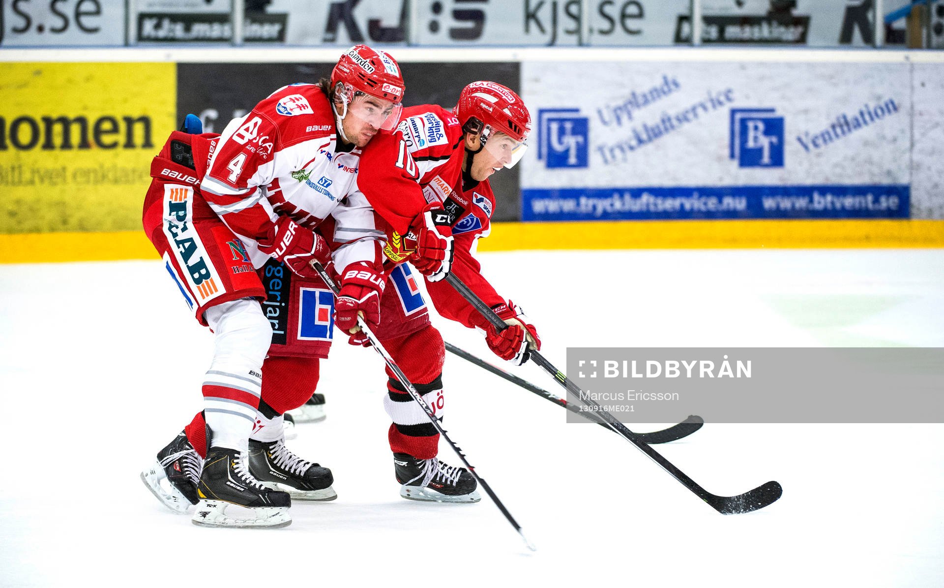 Timrås Nils Bergström och Almtunas Fredrik Vestberg