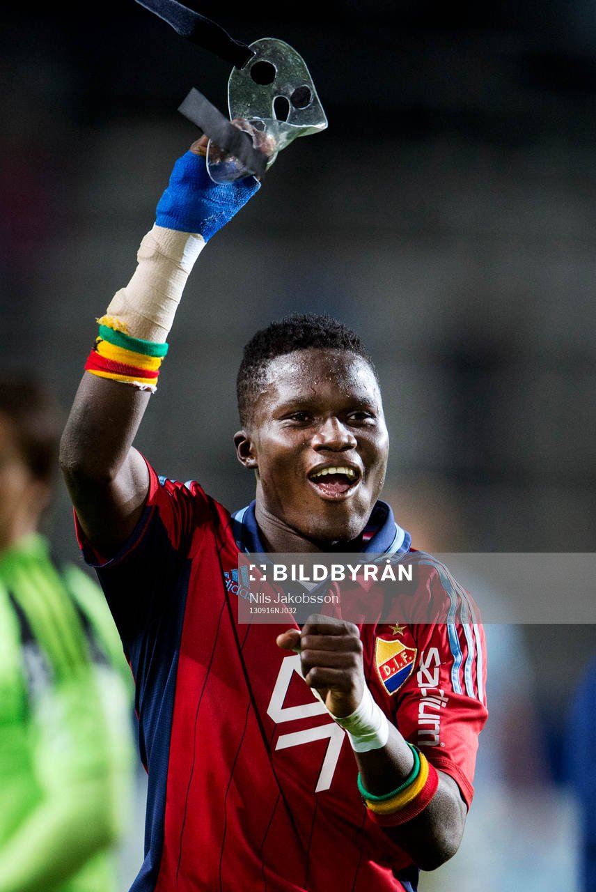 Djurgårdens Daniel Amartey dansar