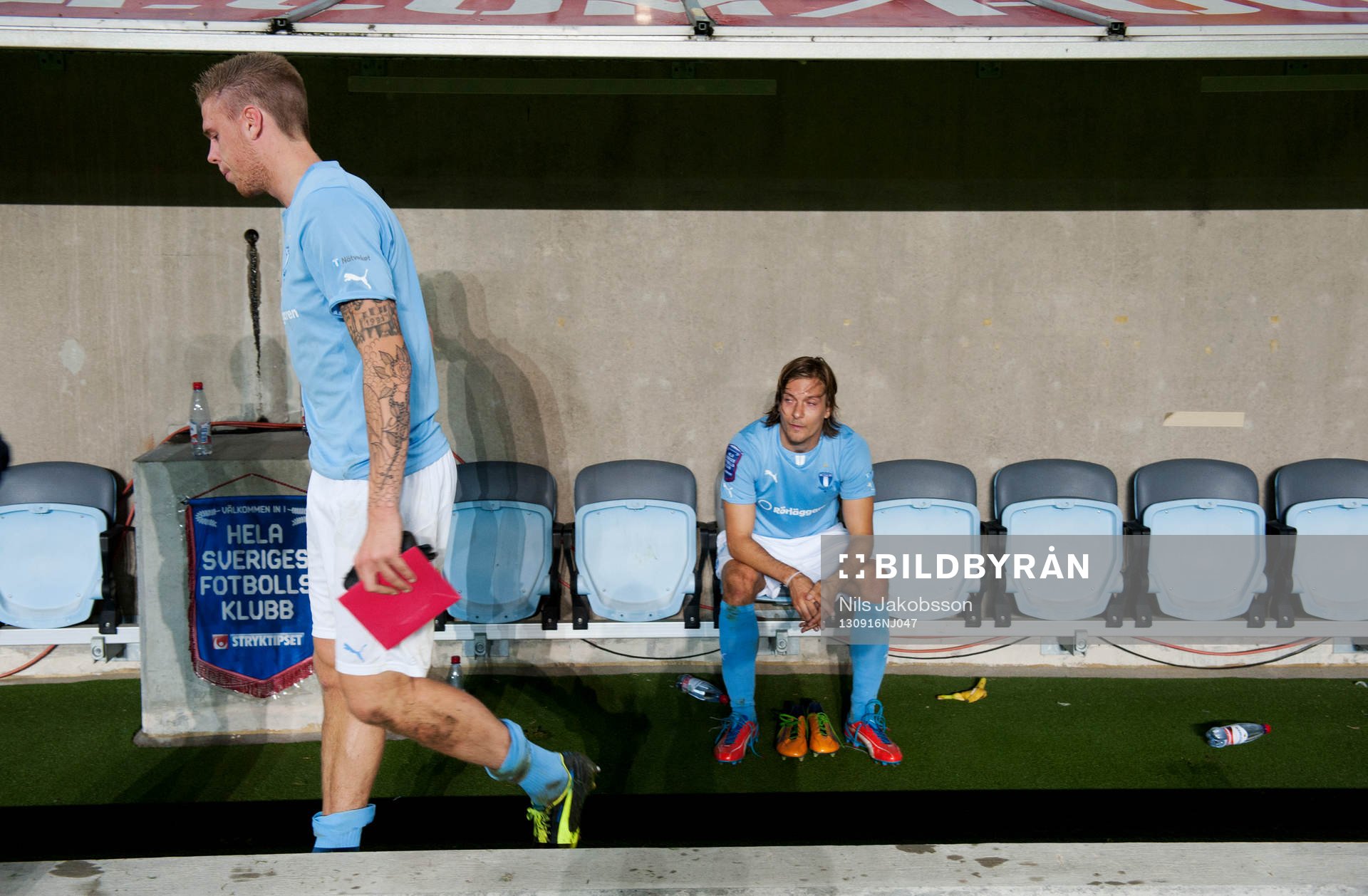 Malmös Pontus Jansson och Markus Halsti deppar