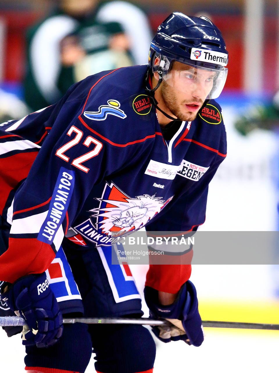 Linköpings Mattias Sjögren, tidigare Färjestad, i