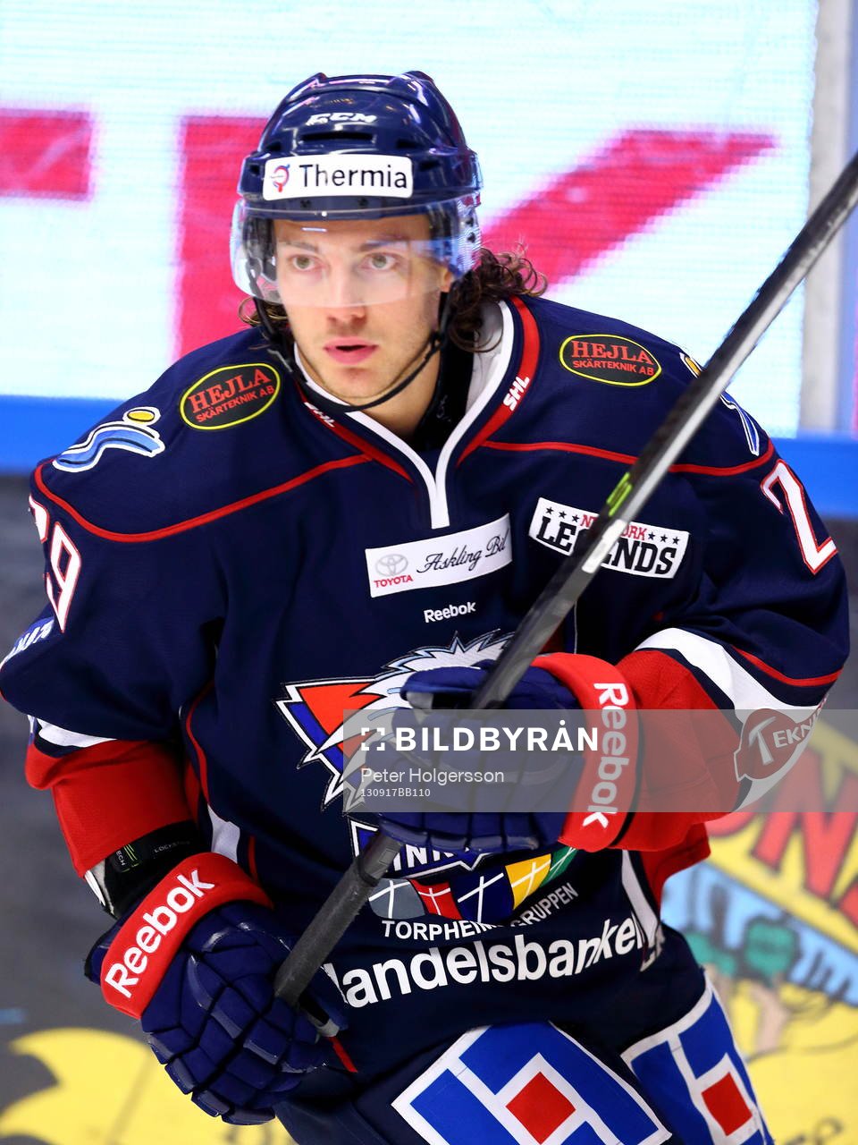 Linköpings Erik Lindhagen i matchen mellan Linköping och