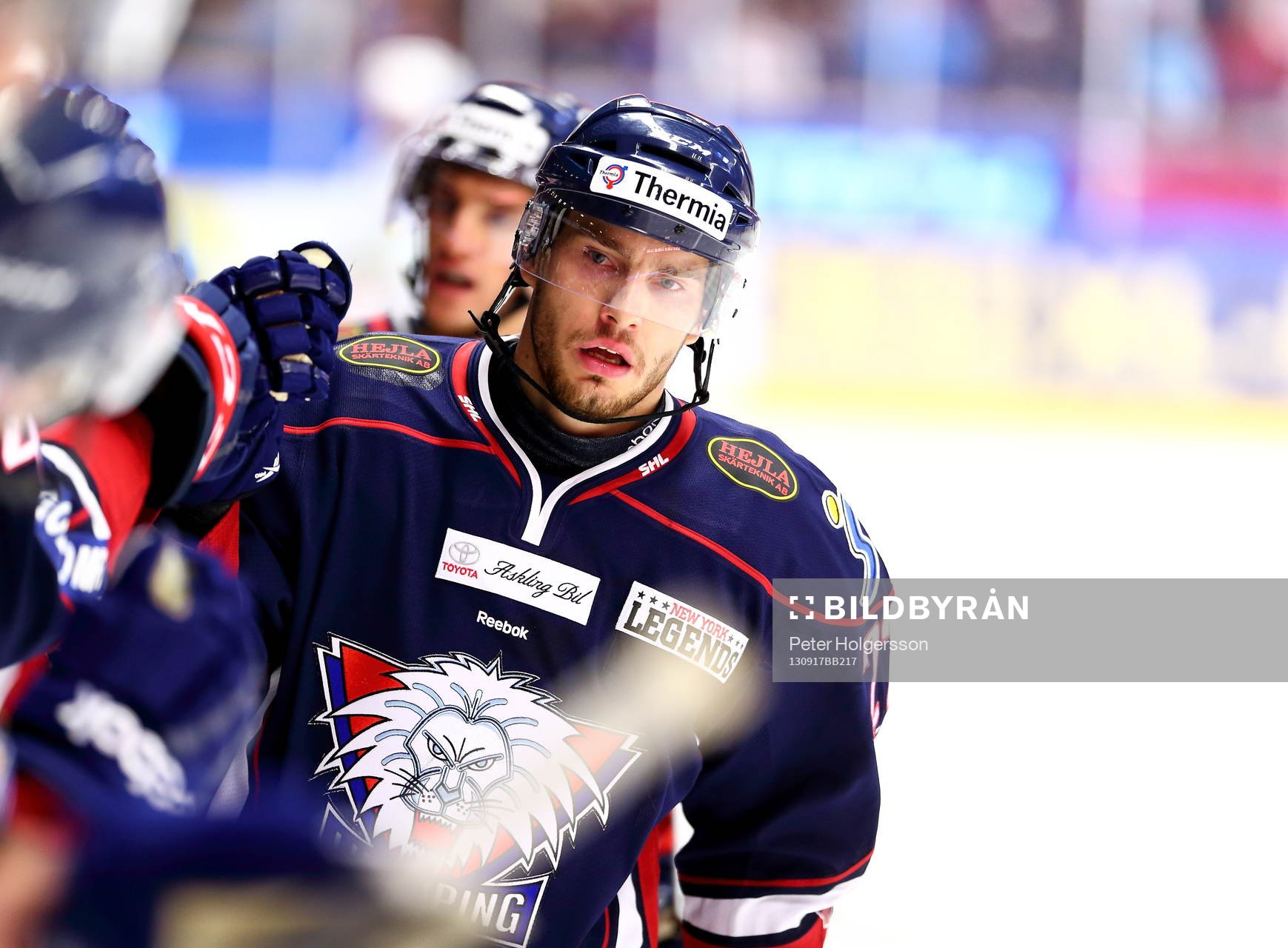 Jubel, i bild Linköpings Mattias Sjögren