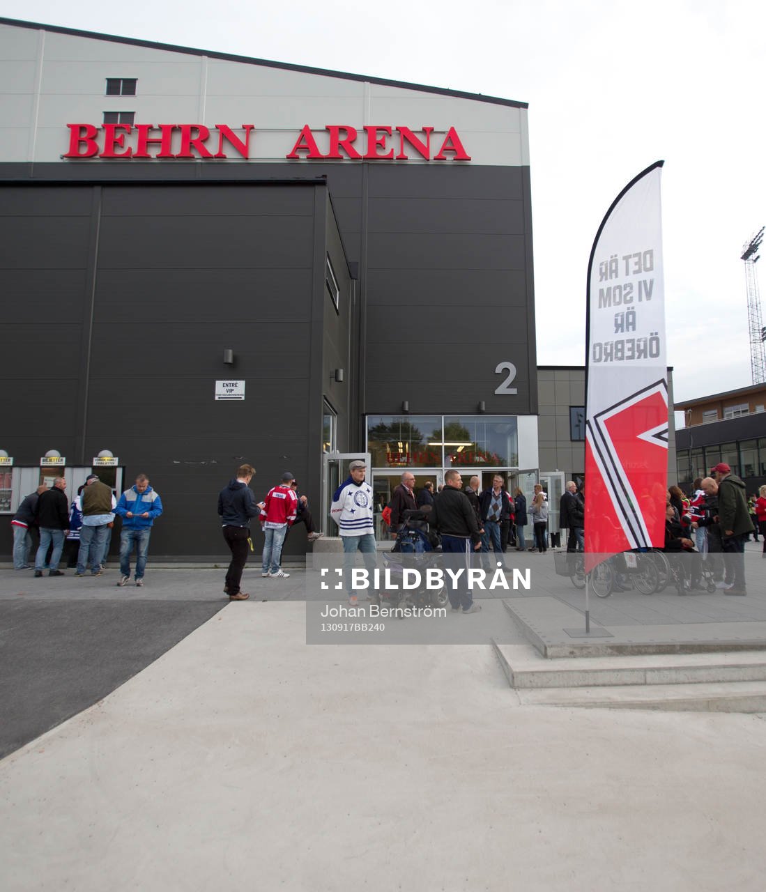 Behrn Arena Exteriör i SHL mellan Örebro och Leksand