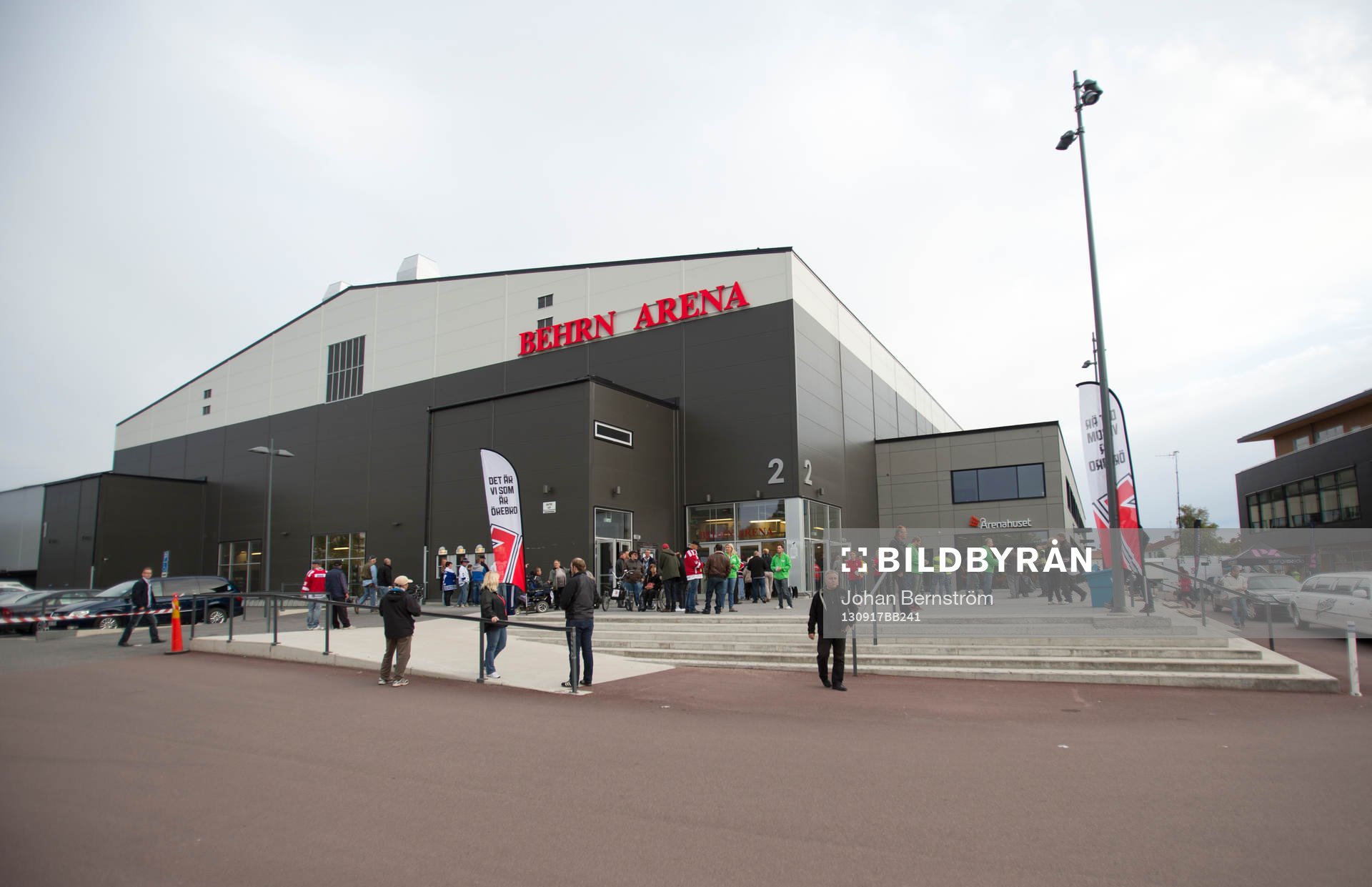 Behrn Arena Exteriör i SHL mellan Örebro och Leksand