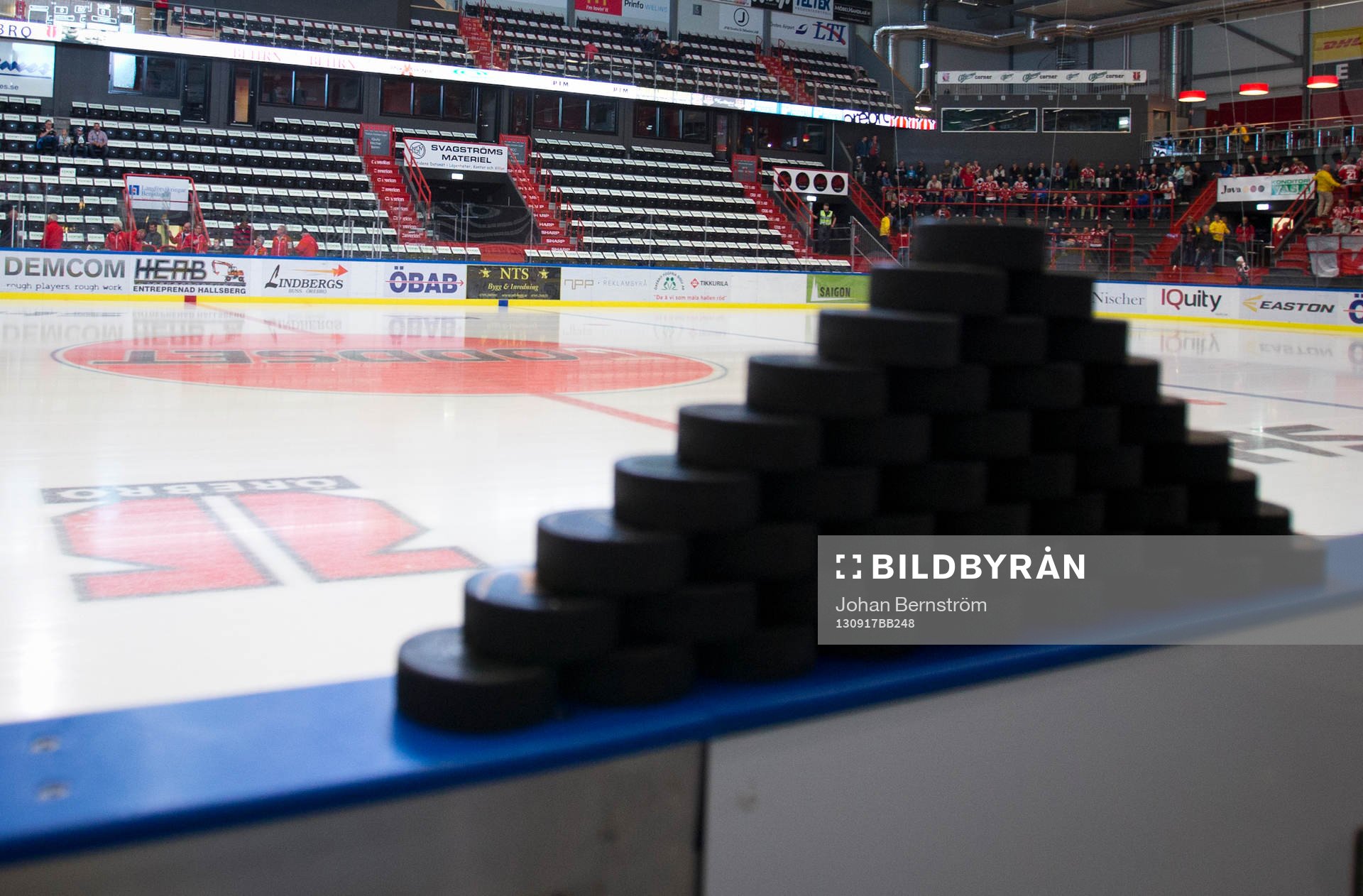 Uppvärmning i SHL mellan Örebro och Leksand