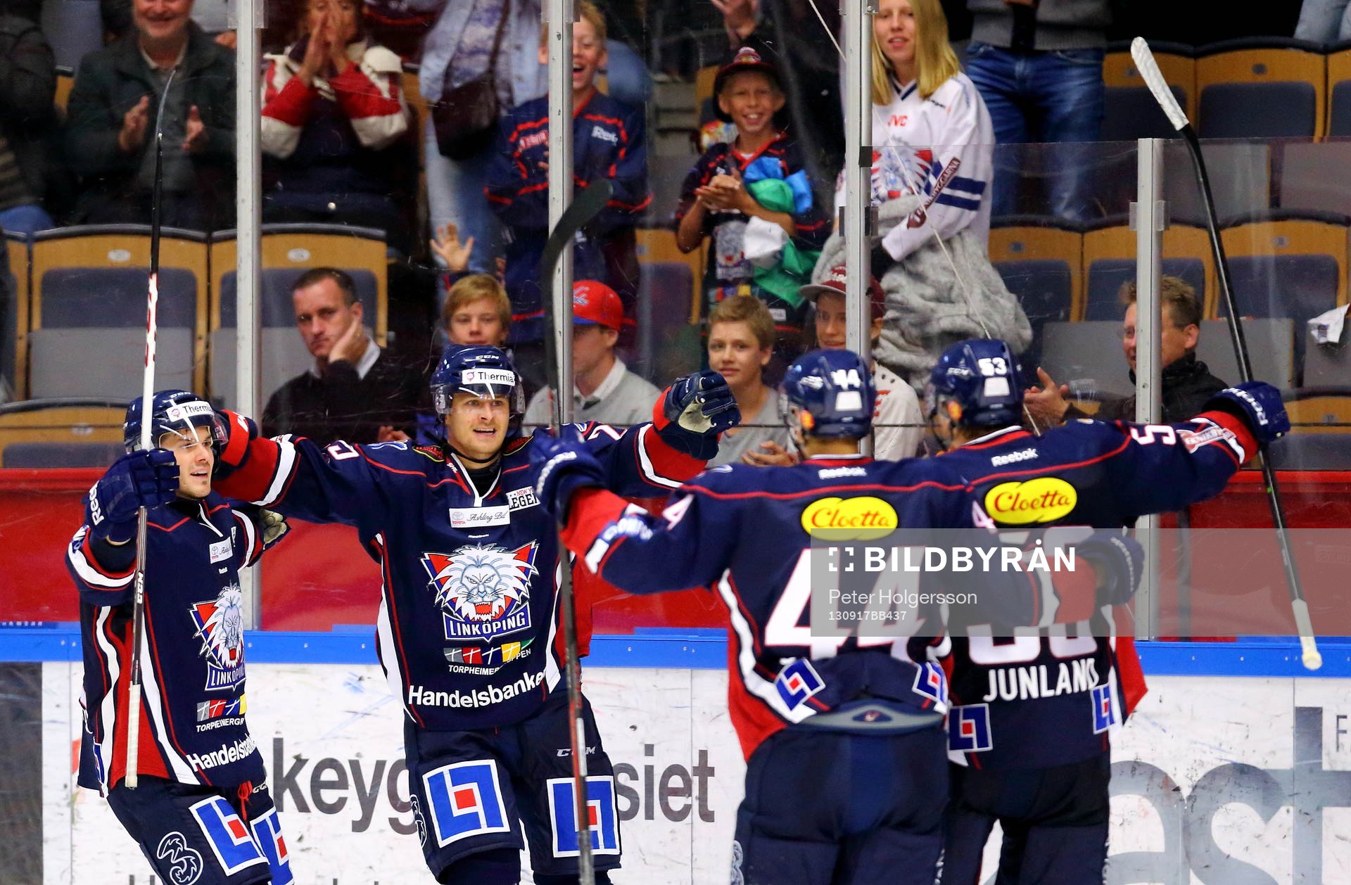 Linköpings Johannes Salmonsson jublar