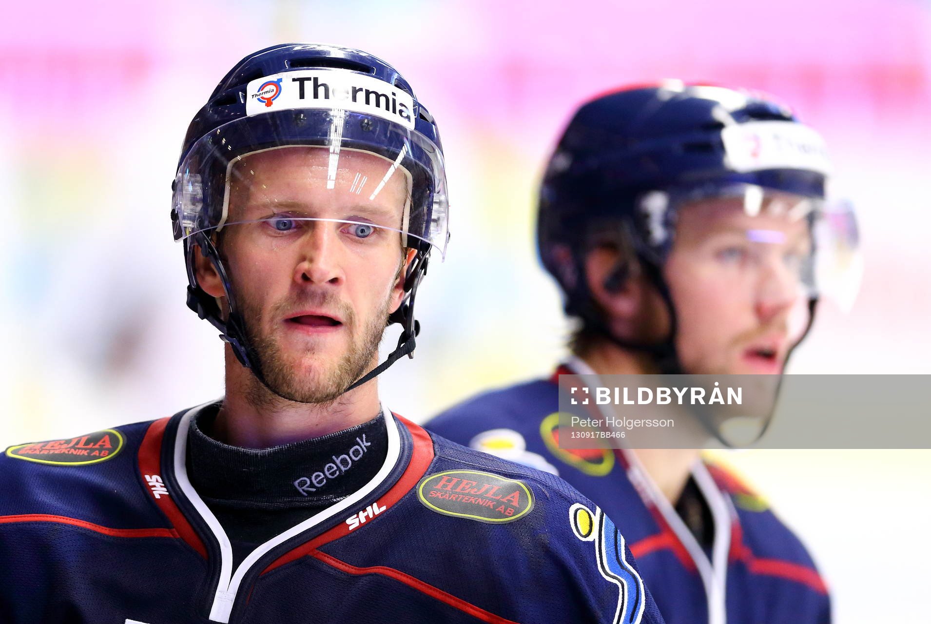 Linköpings Sebastian Karlsson i matchen mellan Linköping