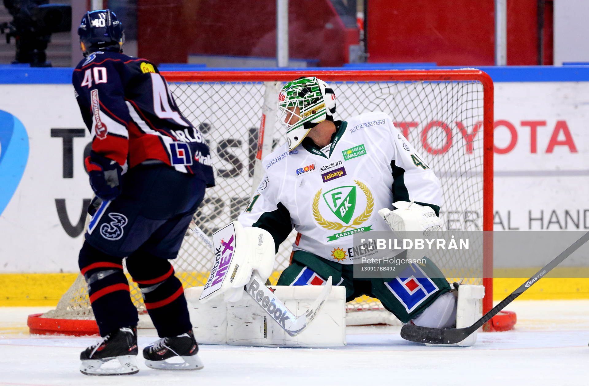 Mål 2-2 av Linköpings Pär Arlbrandt i matchen mellan