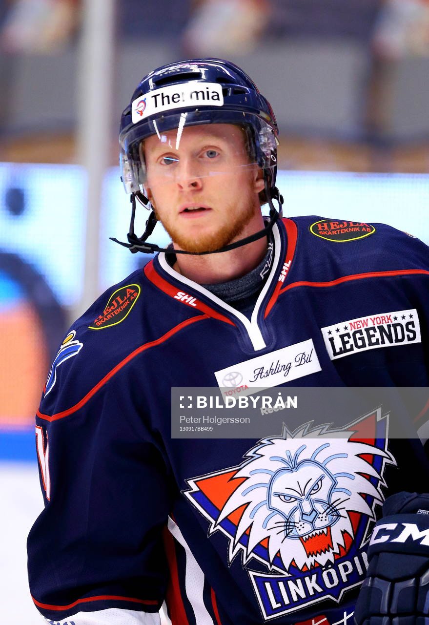 Linköpings Christopher Fish i matchen mellan Linköping