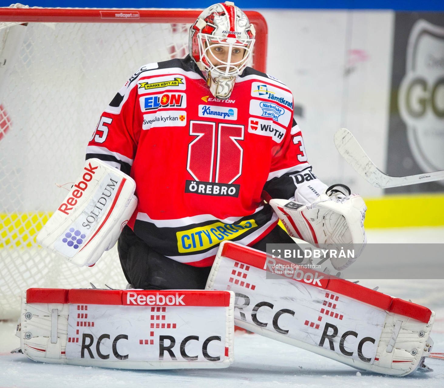 Tim Sandberg, målvakt i SHL mellan Örebro och Leksand