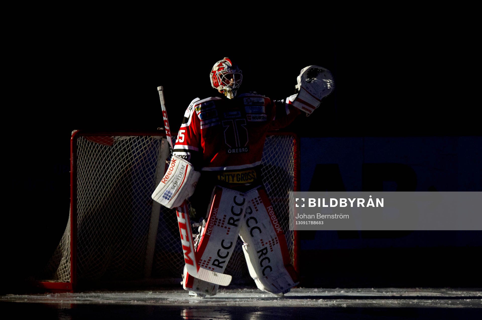 Tim Sandberg, målvakt i SHL mellan Örebro och Leksand