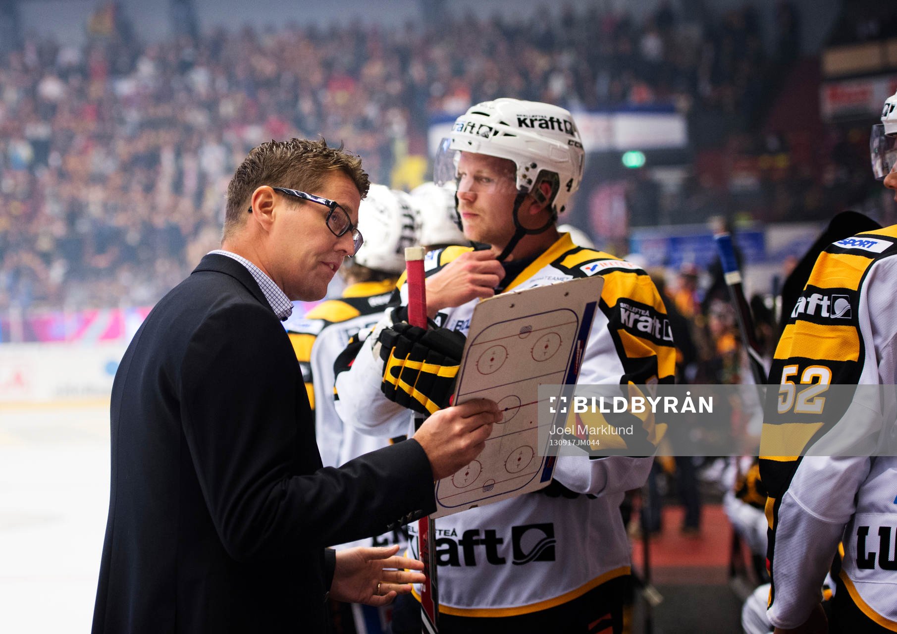 Skellefteås tränare Stefan Klockare