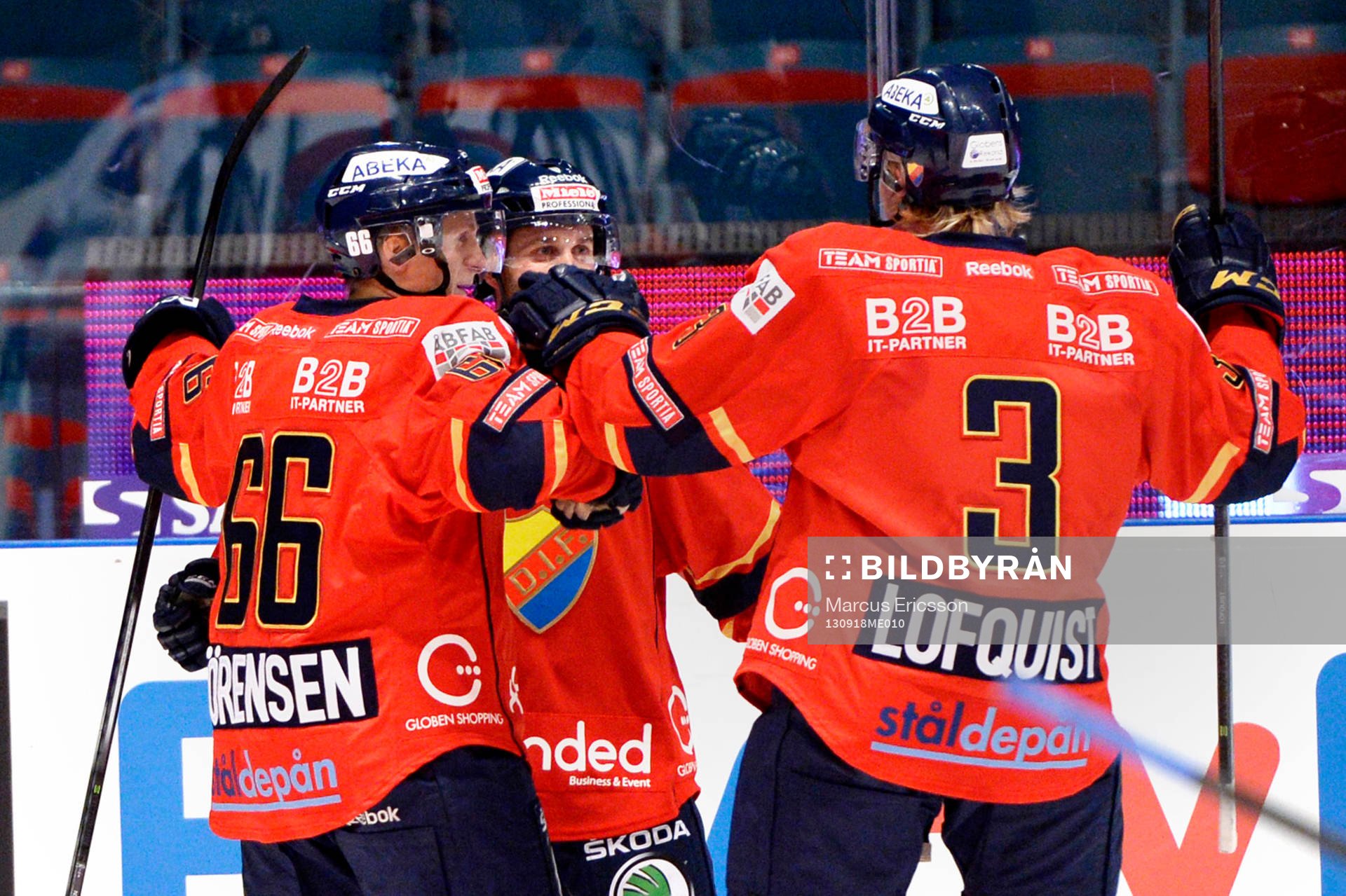 Djurgårdens Mattias Guter jublar