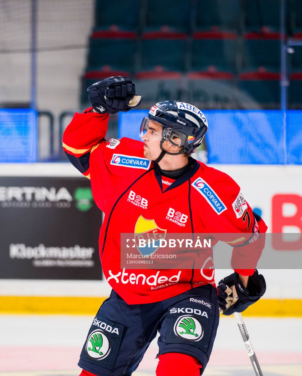 Djurgårdens Nils Andersson jublar