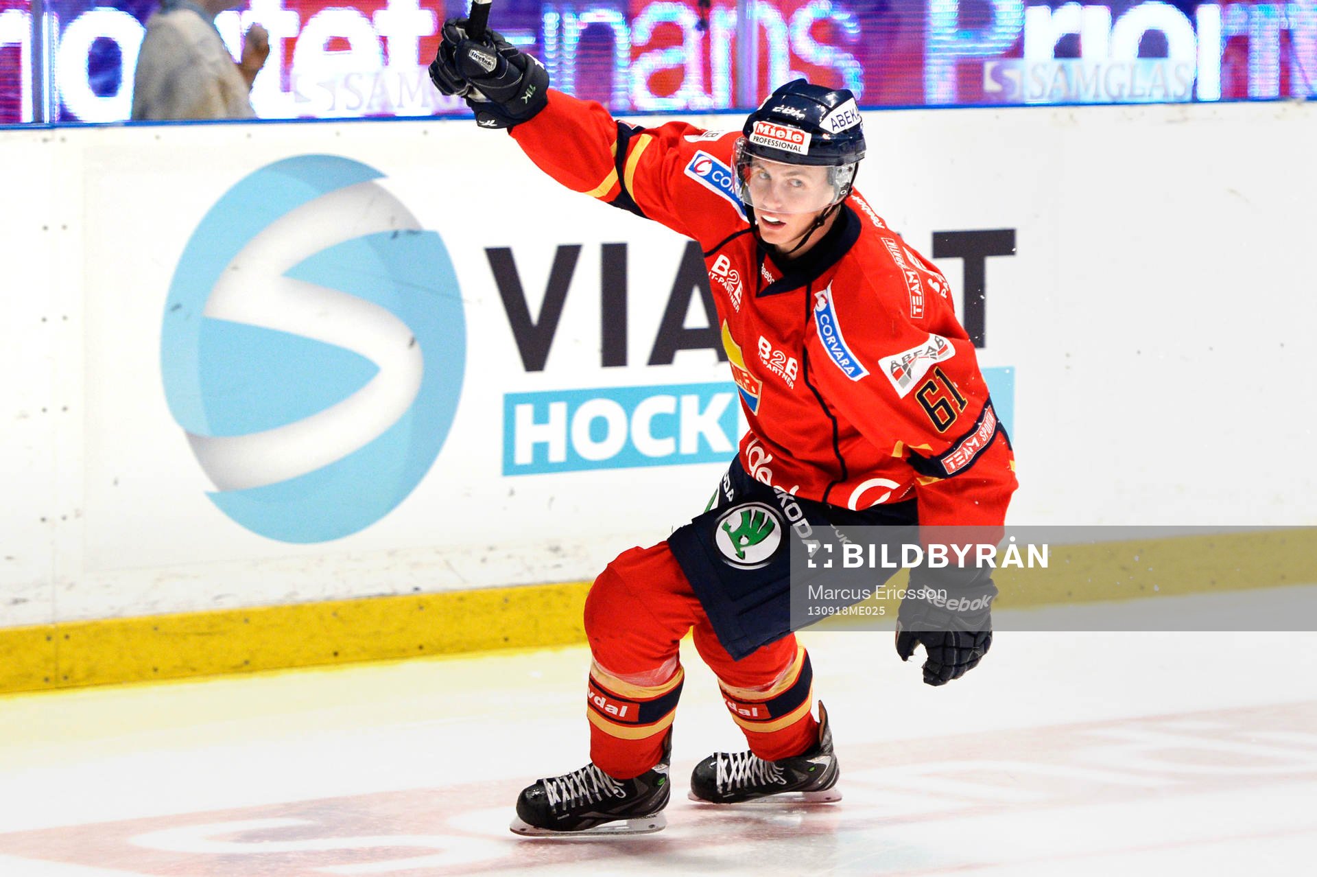 Djurgårdens Markus Ljungh jublar