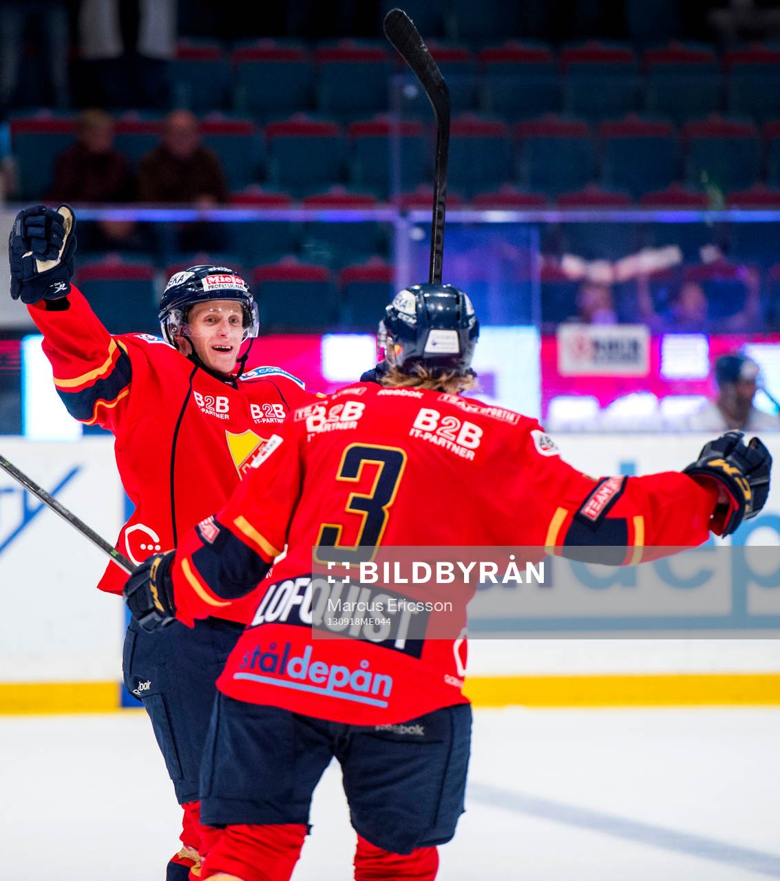 Djurgårdens Marcus Sörensen jublar