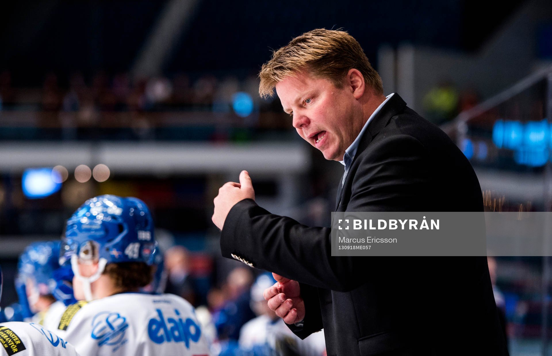 Oskarshamns assisterande tränare Michael Larsson