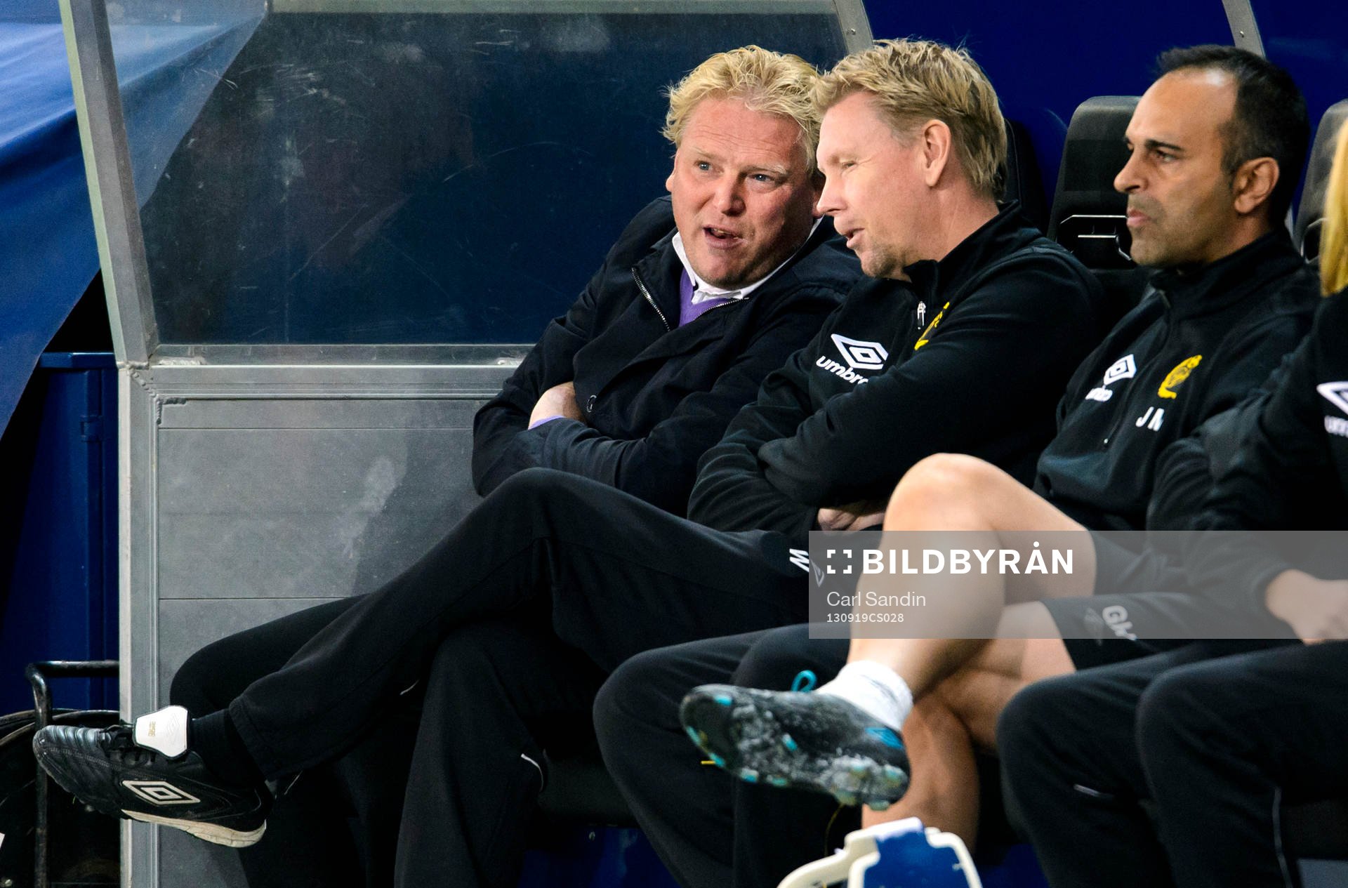 Elfsborgs tränare Jörgen Lennartsson pratar med