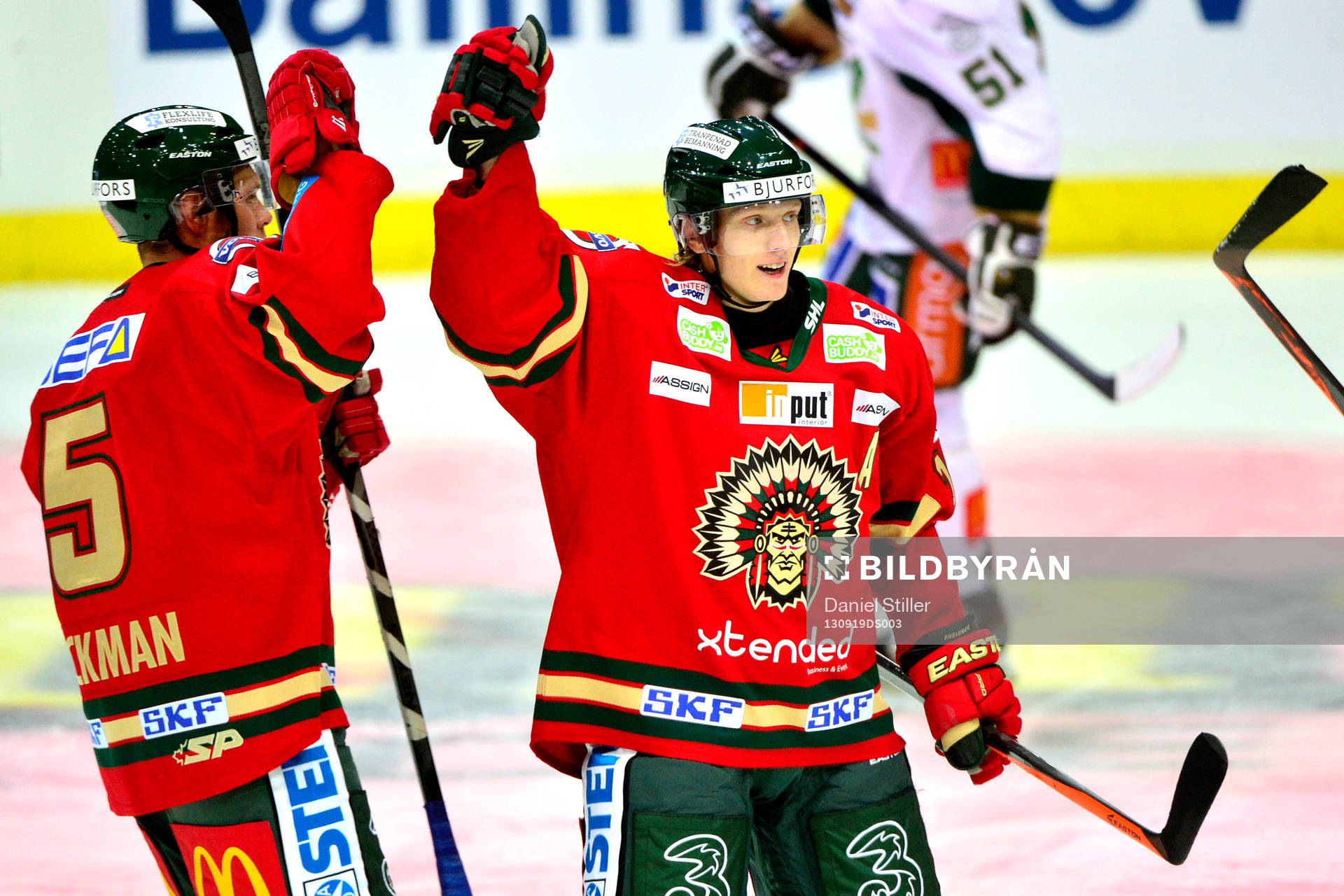 Frölundas Jan Flingberg jublar